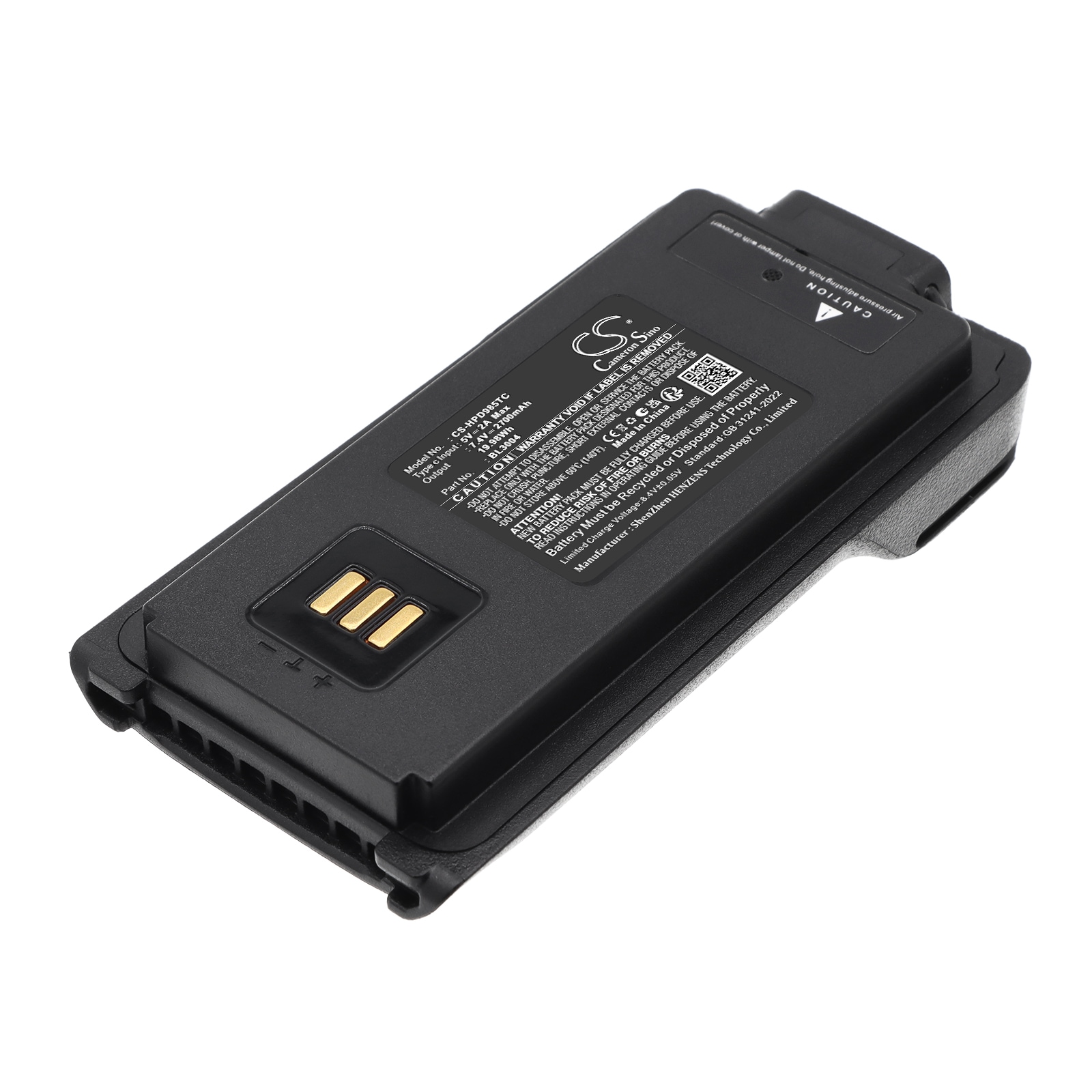 Batteri til toveis radio for Hytera PD980, PD980, PD985 m.fl.