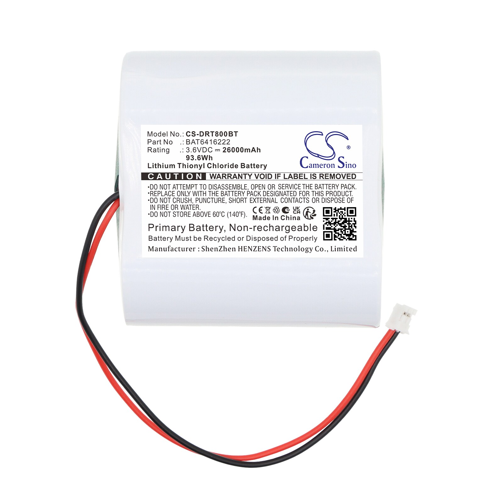 Batteri til alarmsystem for Delta Dore Bat CS 8000-SI-SEFIO3 Tyxal+
