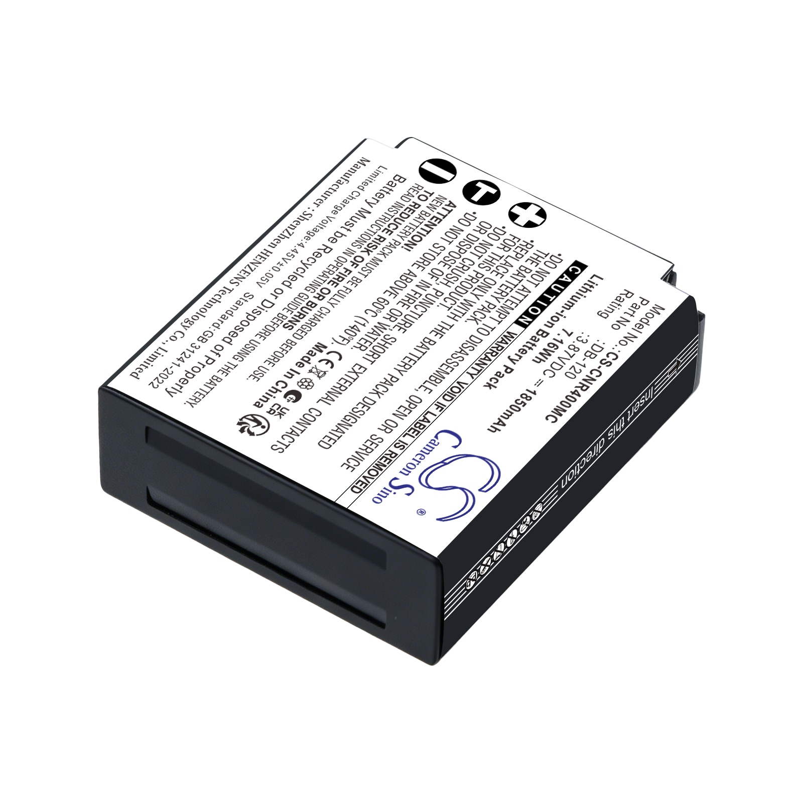 Batteri til Ricoh GR IV- og R4-kamera