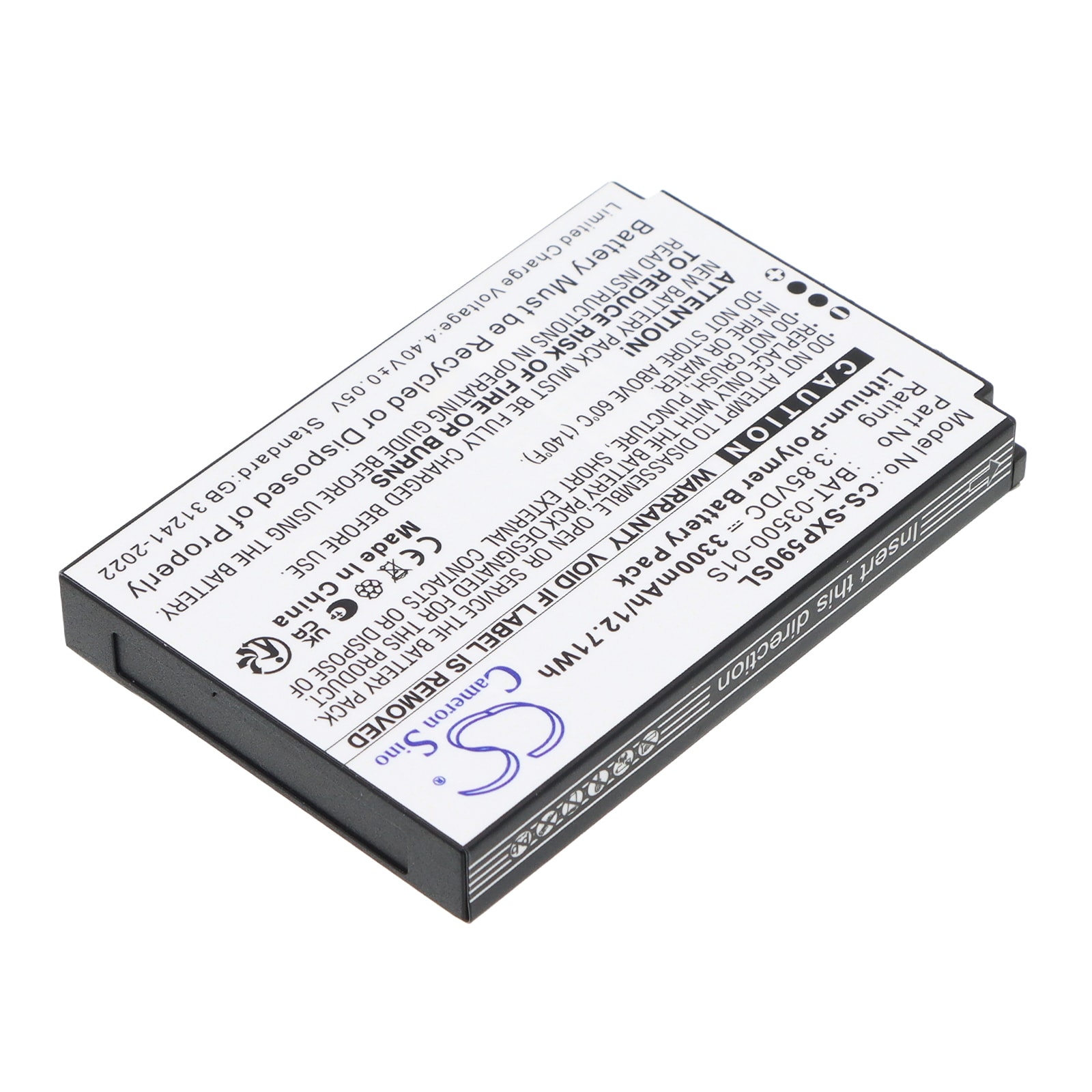 Batteri til mobiltelefon, smarttelefon for Sonim XP5900, XP5 Plus