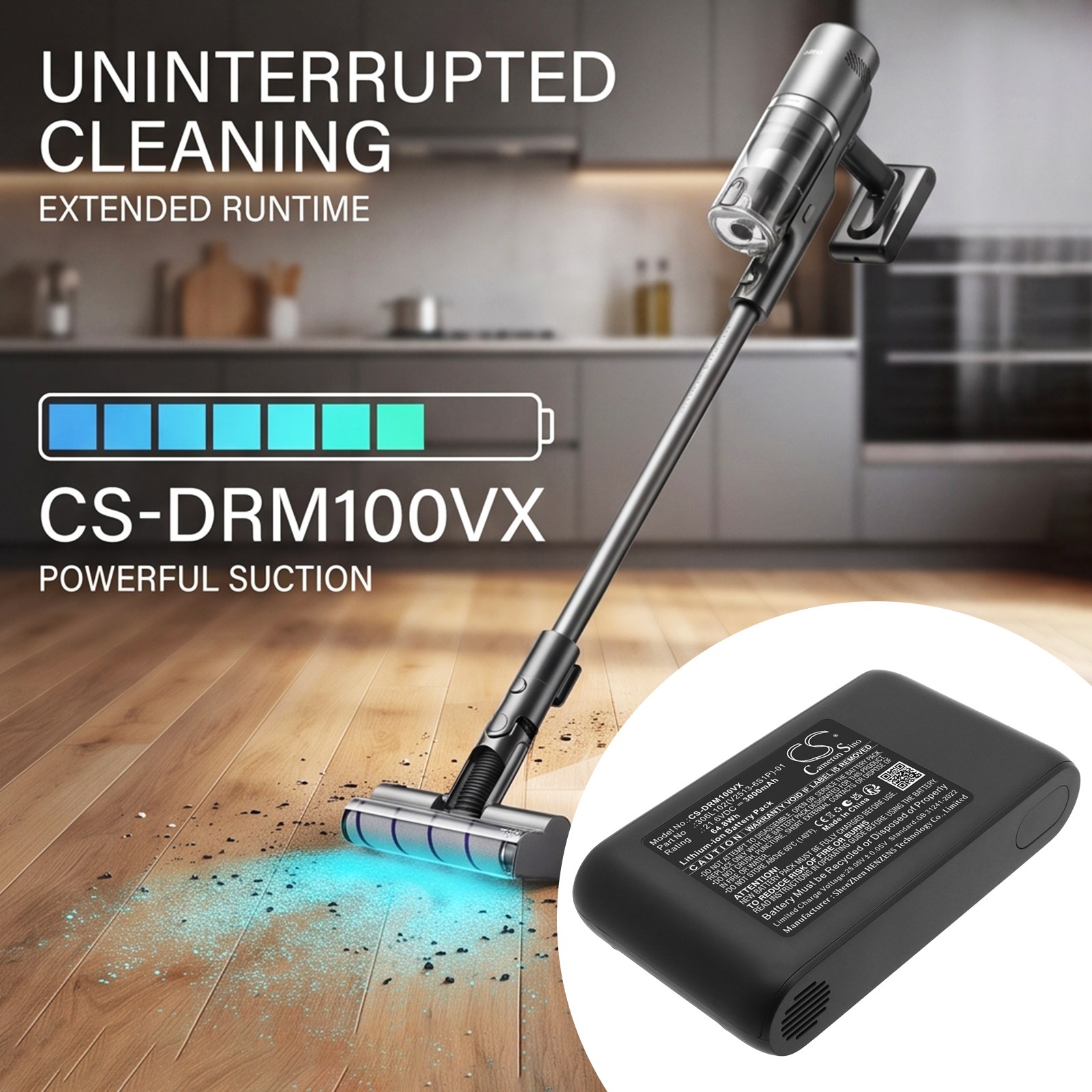 Batteri til støvsugeren Dreame Mova I10 Cordless Vacuum Cleaner