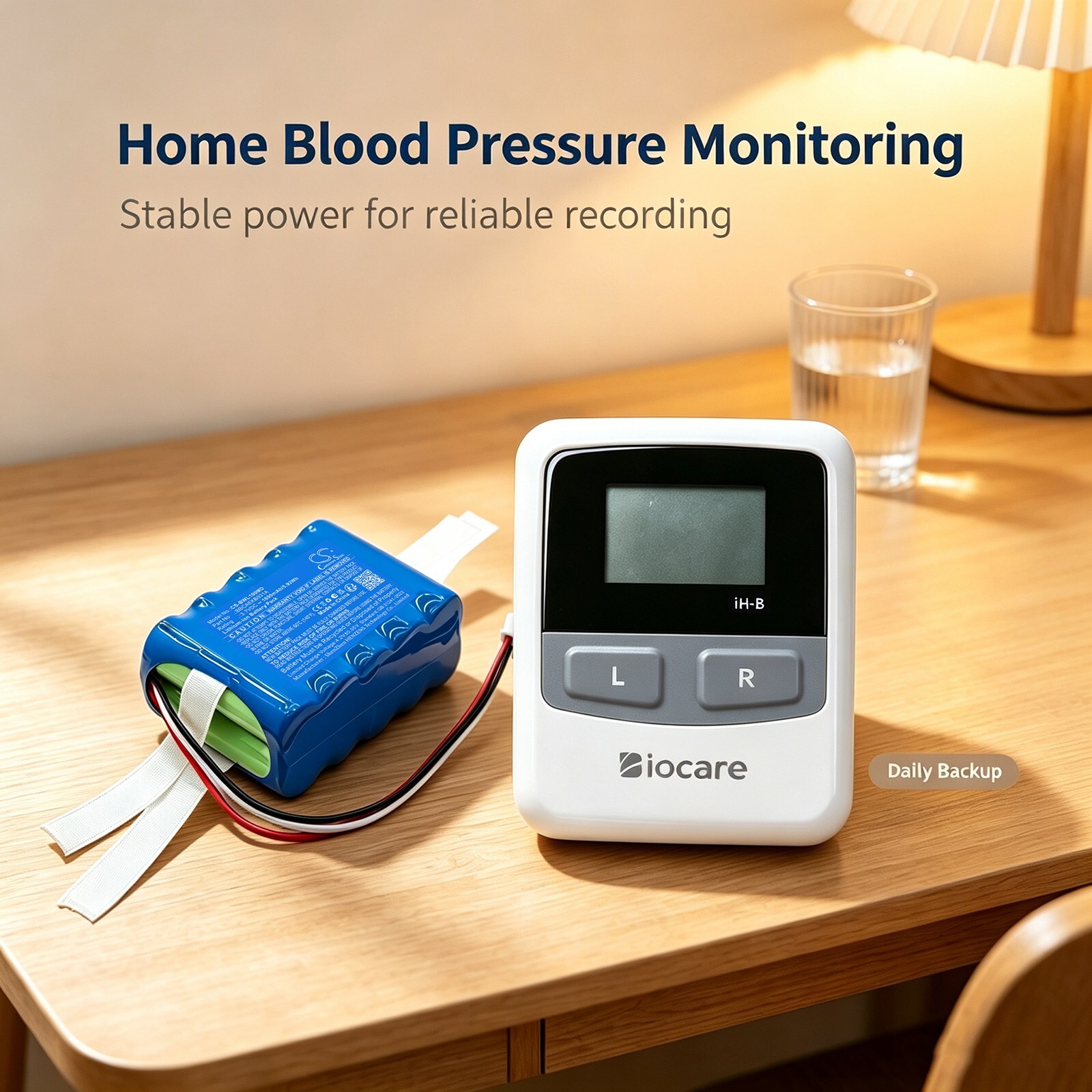 Batteri til Biocare IH-B-monitor for medisinsk bruk