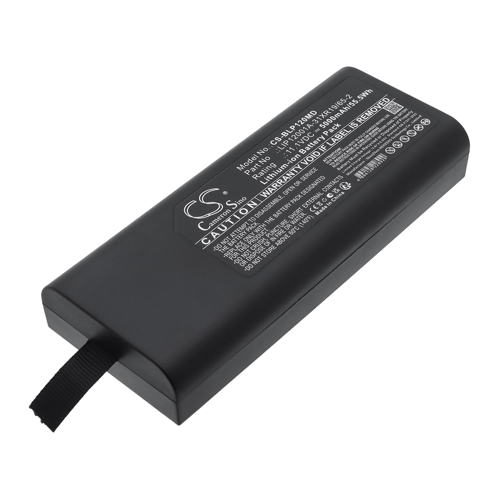 Batteri til Biolight P12 pasientmonitor og P15 pasientmonitor