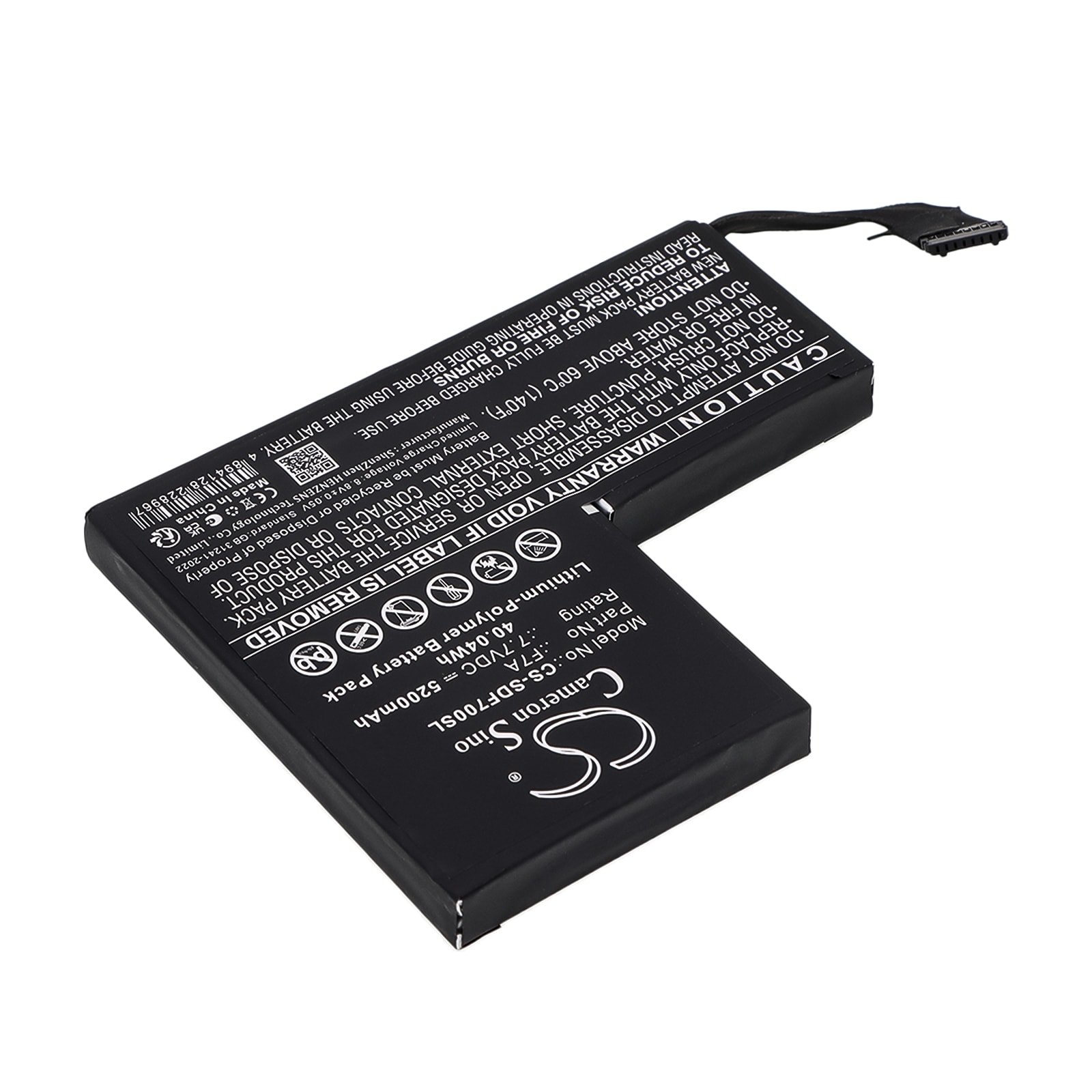 Batteri til spillkonsoll for Steam Deck F7A