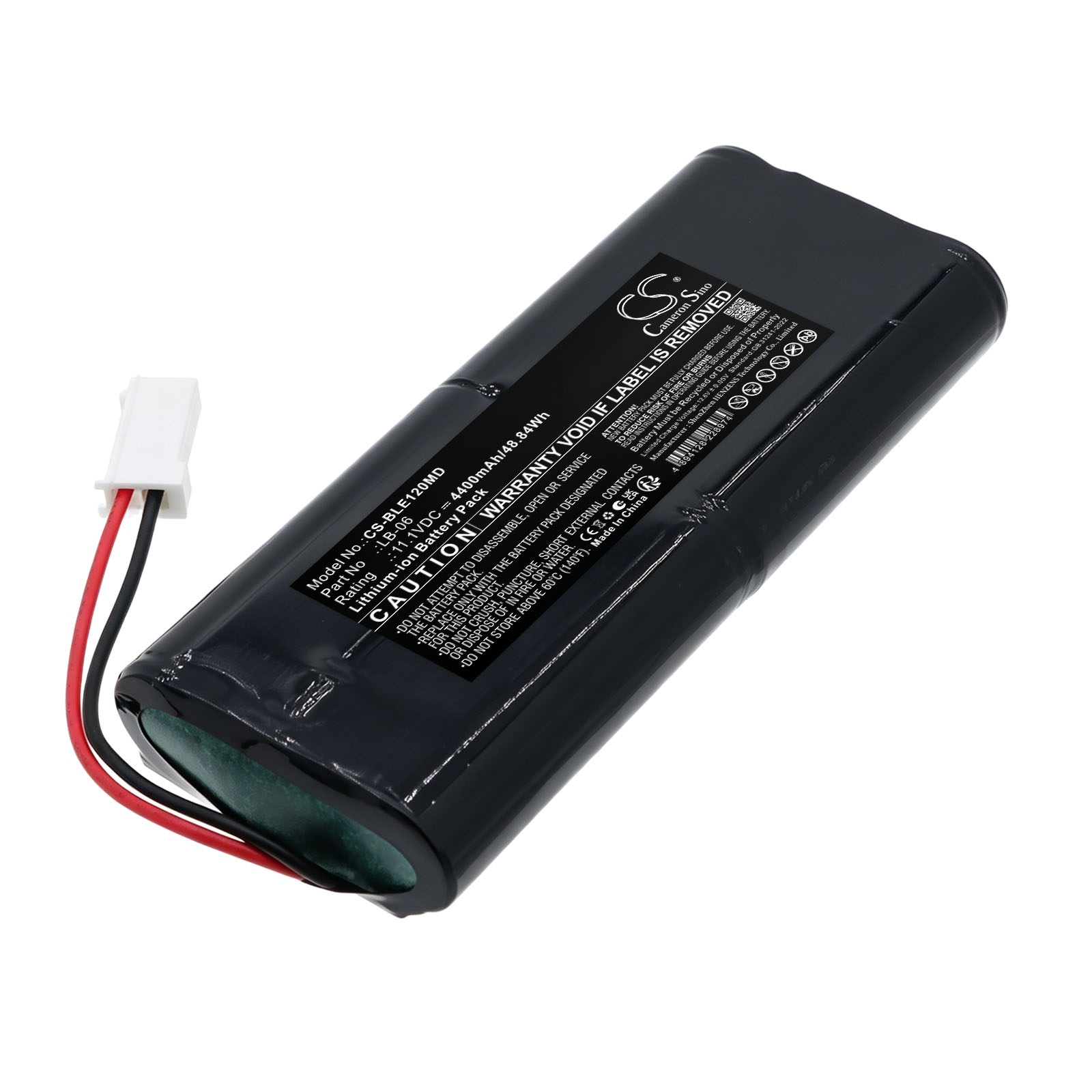 Batteri til Biolight E65 12-kanals EKG-apparat for medisinsk bruk