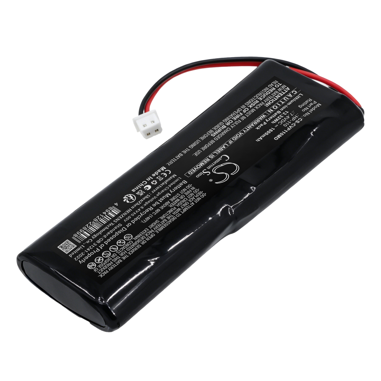 Batteri til Care Vision HP-110 håndholdt pulsoximeter for medisinsk bruk