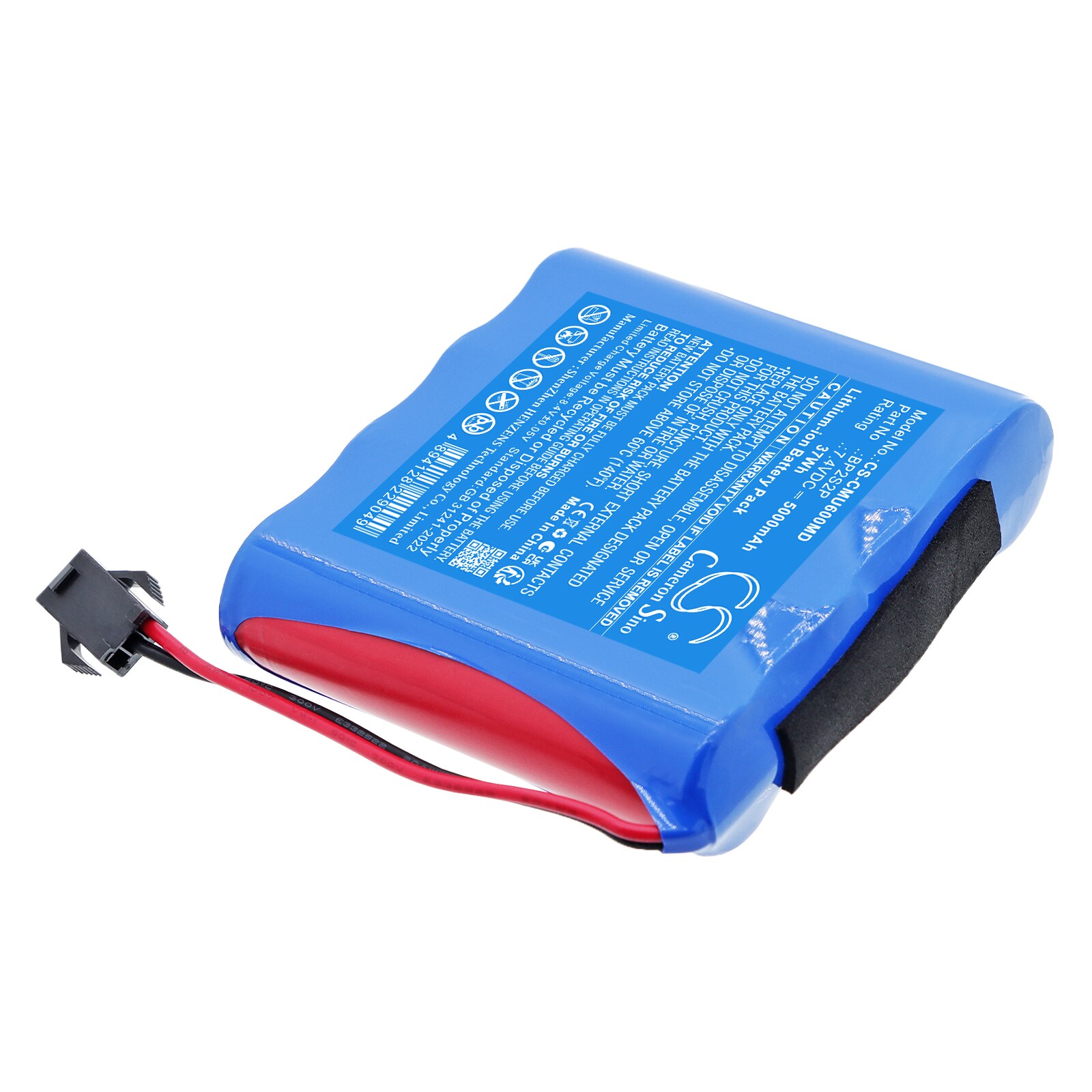 Batteri til medisinsk utstyr for CONTEC CMS800 pasientmonitor, CMS900 pasientmonitor m.fl.