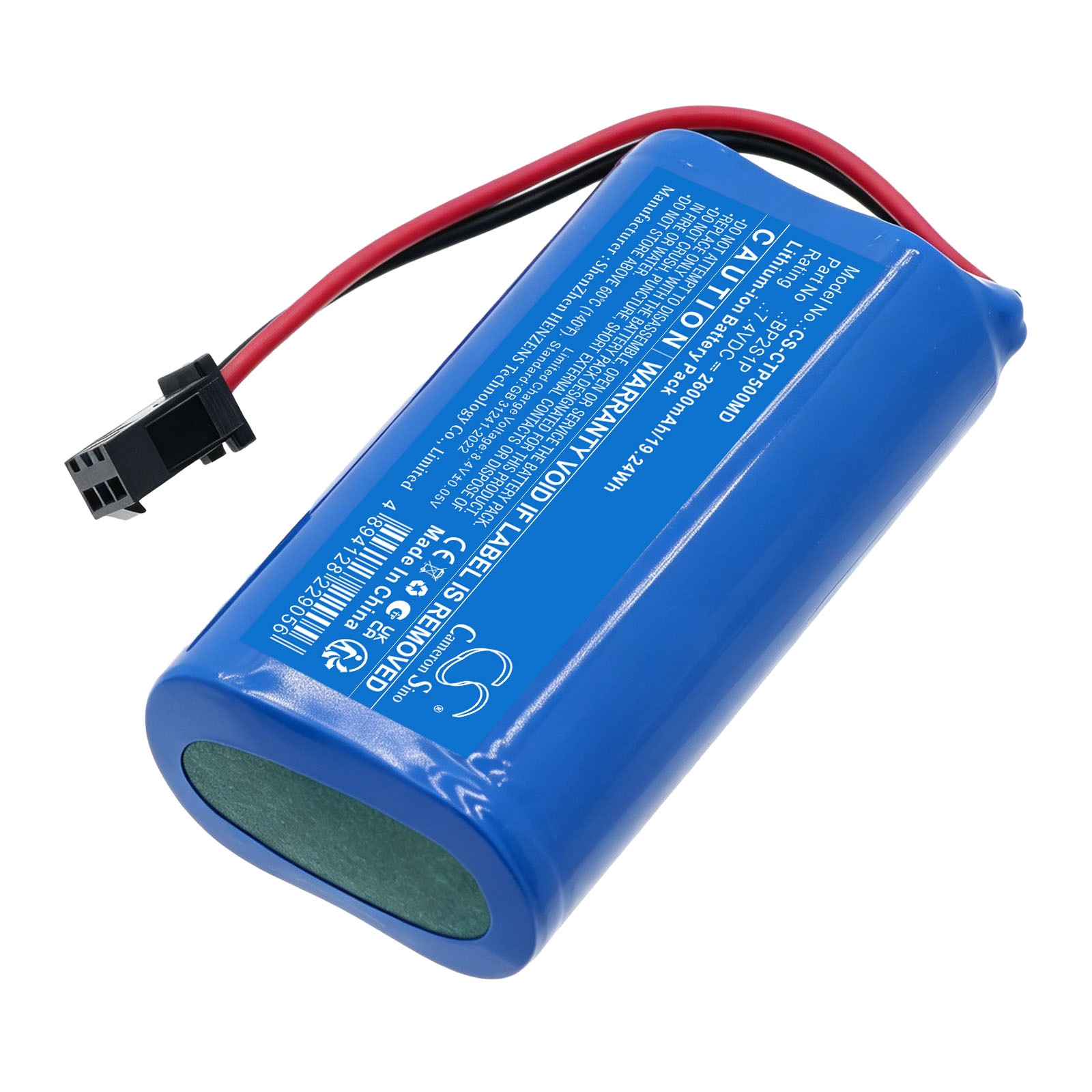 Batteri til CONTEC TP500 infrarødt termometer for medisinsk bruk