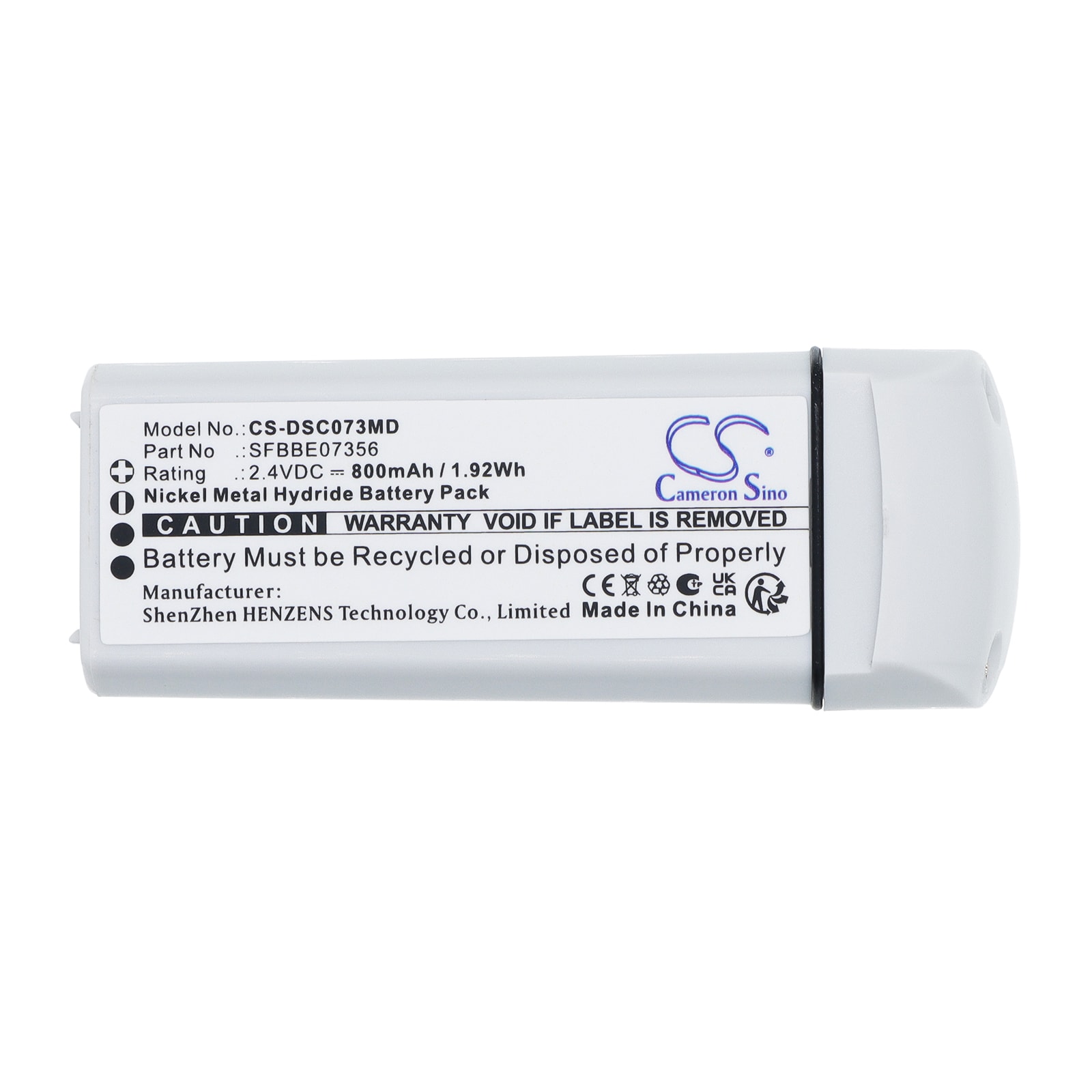 Batteri til medisinsk utstyr for Dentsply SmartLite Focus