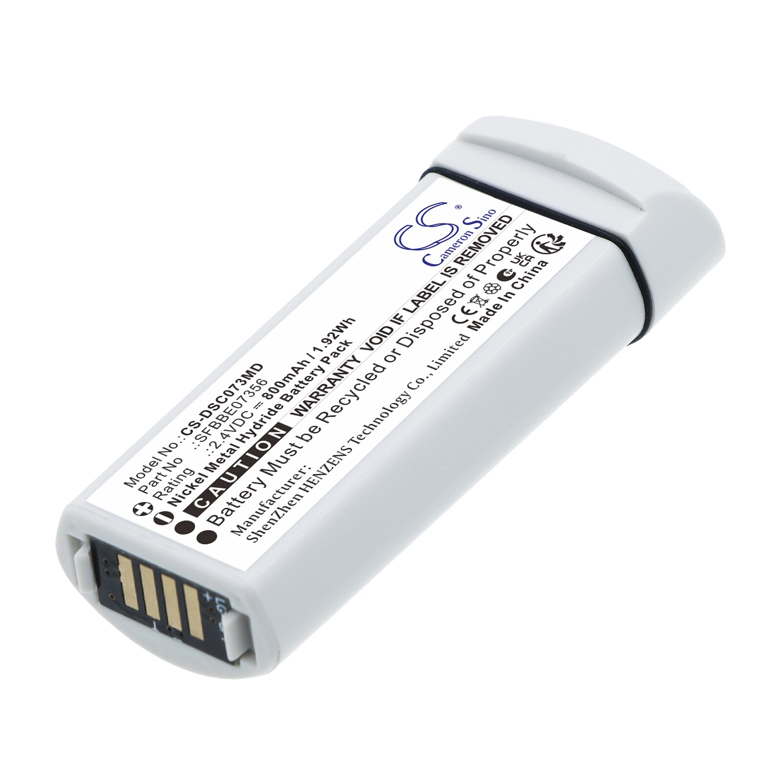 Batteri til medisinsk utstyr for Dentsply SmartLite Focus