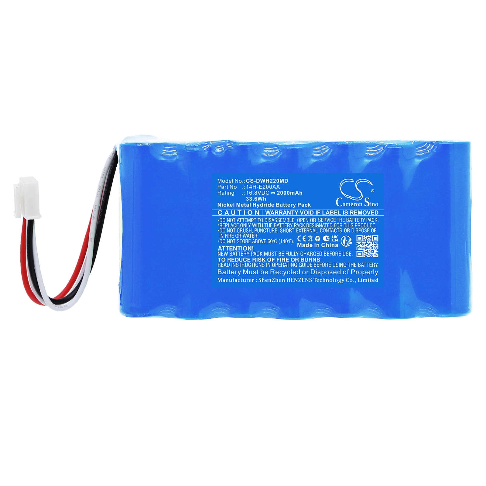 Batteri til medisinsk utstyr for DAIWHA DI-2200