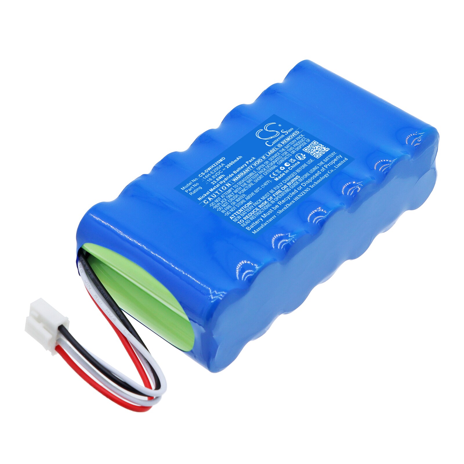 Batteri til medisinsk utstyr for DAIWHA DI-2200