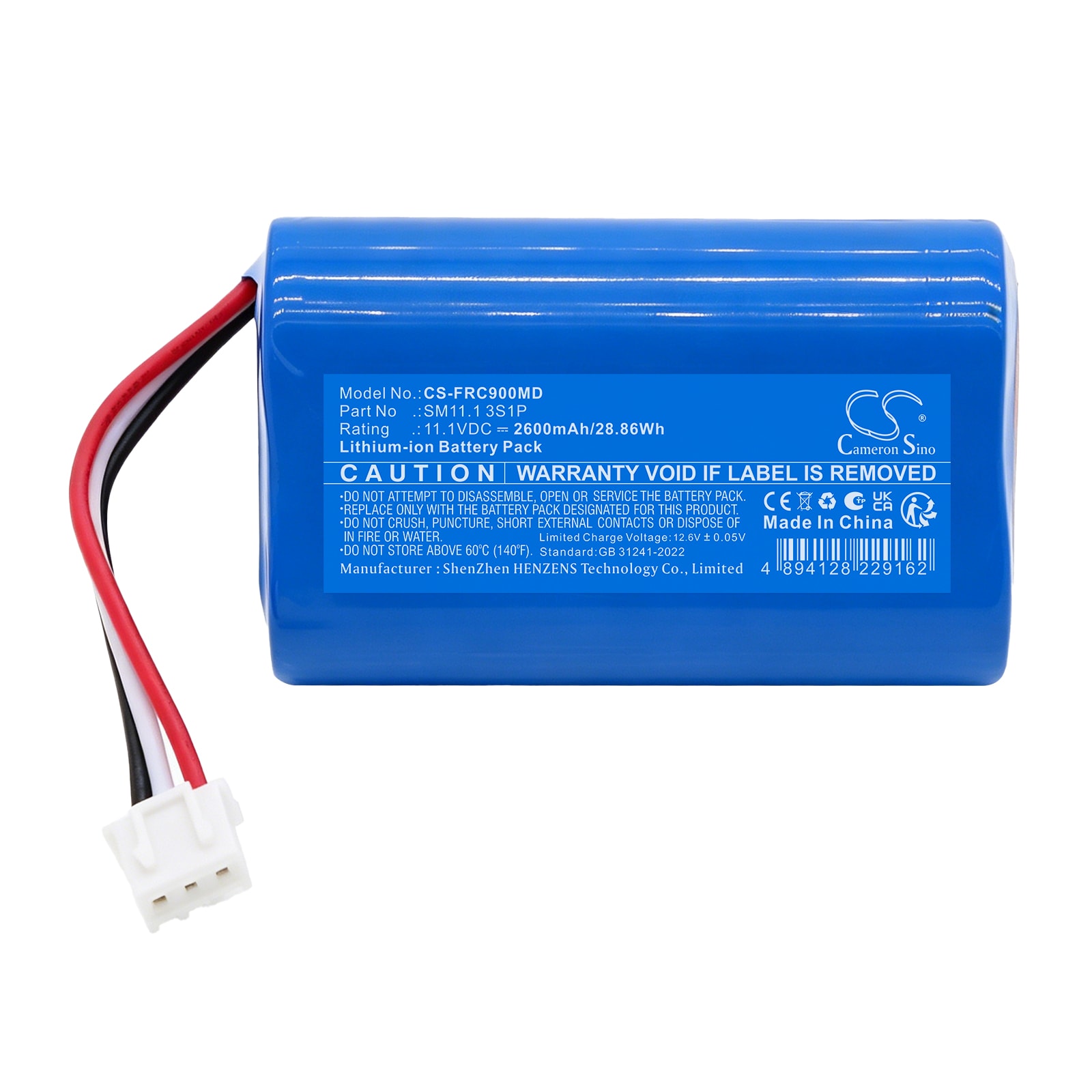 Batteri til medisinsk utstyr for Fresenius C9