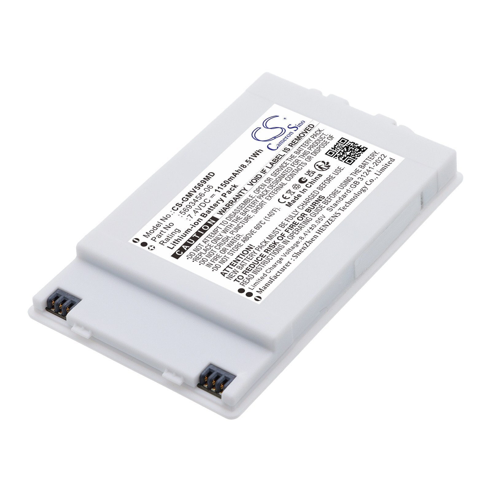 Batteri til medisinsk utstyr for GE Vscan EXTend ultralyd
