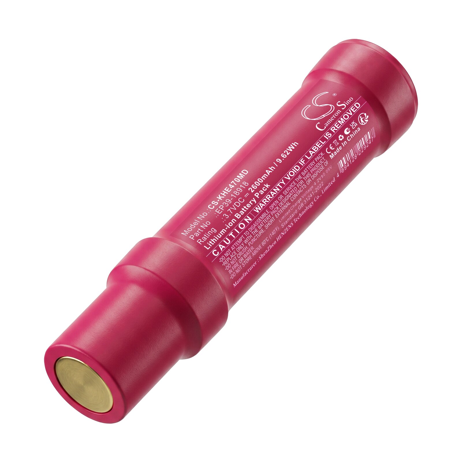 Batteri til medisinsk utstyr fra Keeler EE470009, oftalmoskop Slim Line