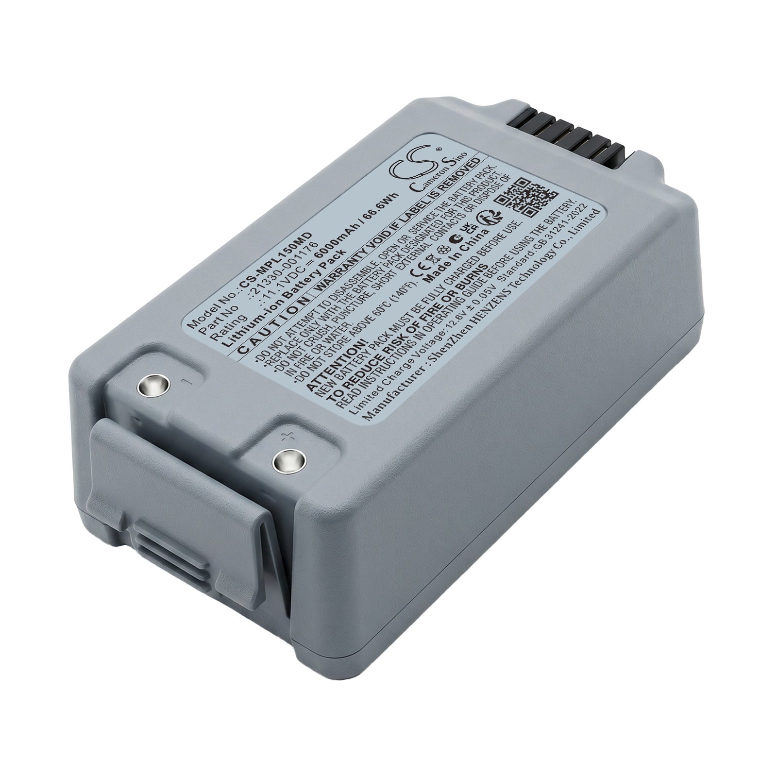 Batteri til medisinsk utstyr for Physio-Control Lifepak 15