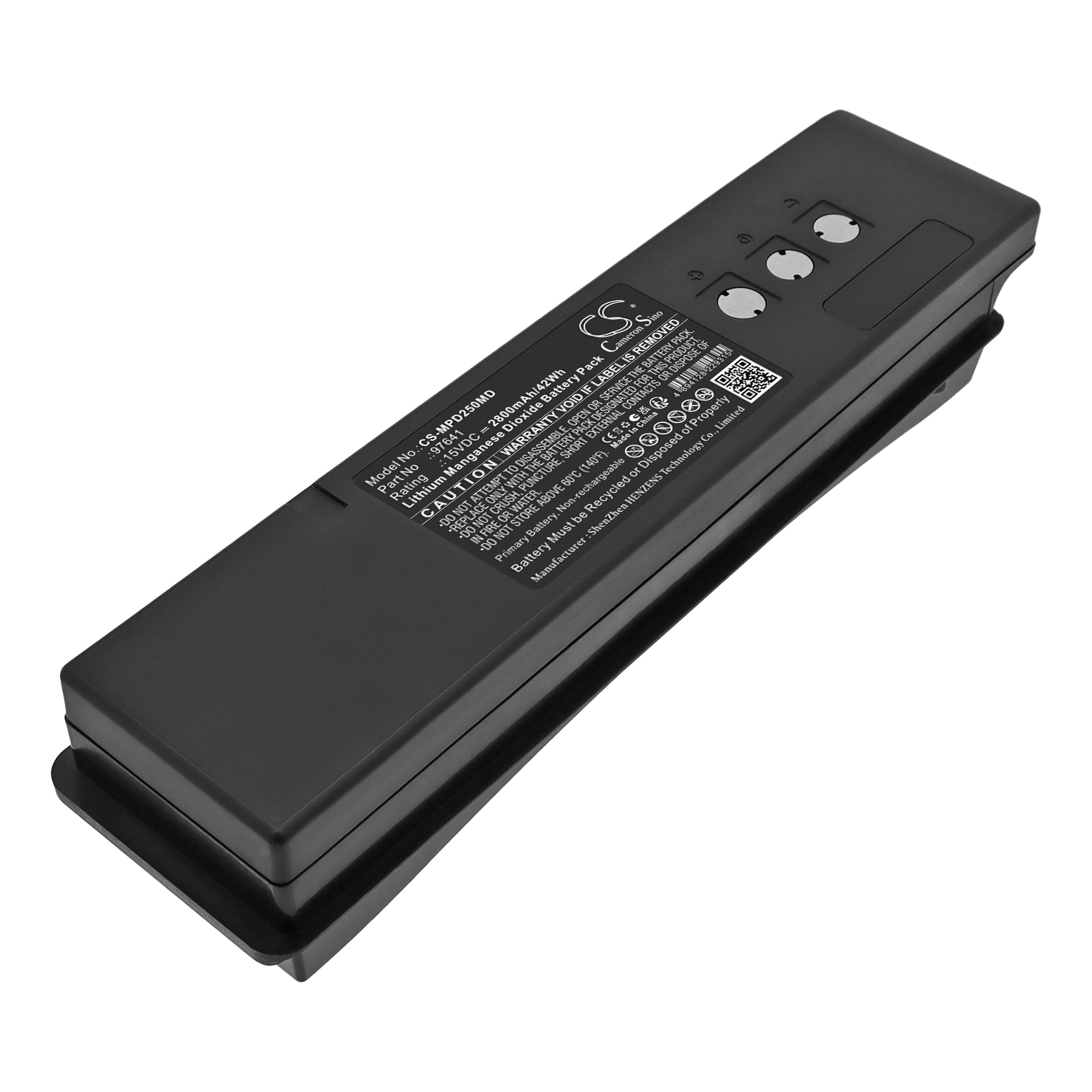 Batteri til medisinsk utstyr fra Medtronic: 6S, 6, AED-M m.fl.