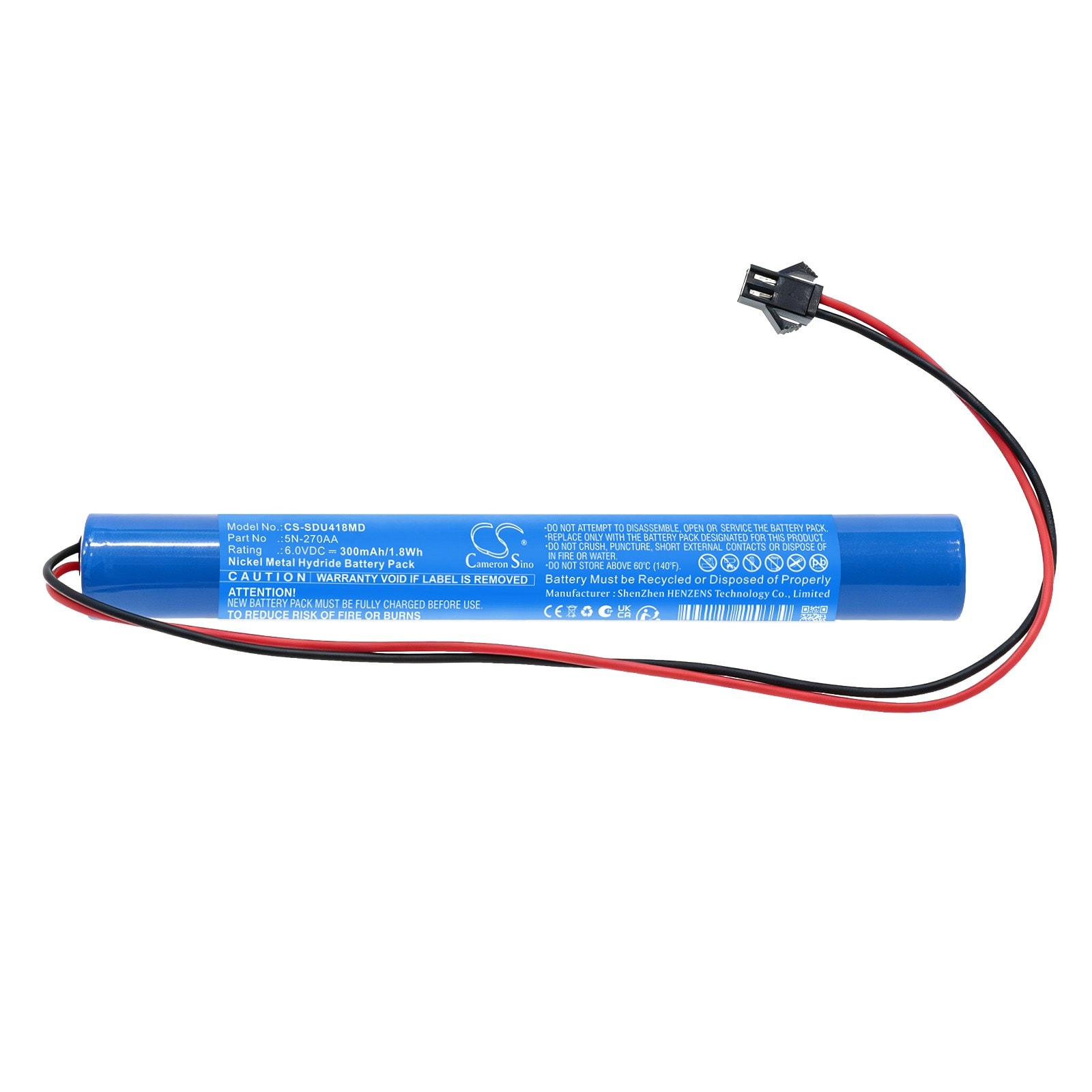 Batteri til medisinsk utstyr for Sanyo MDF-U4186F