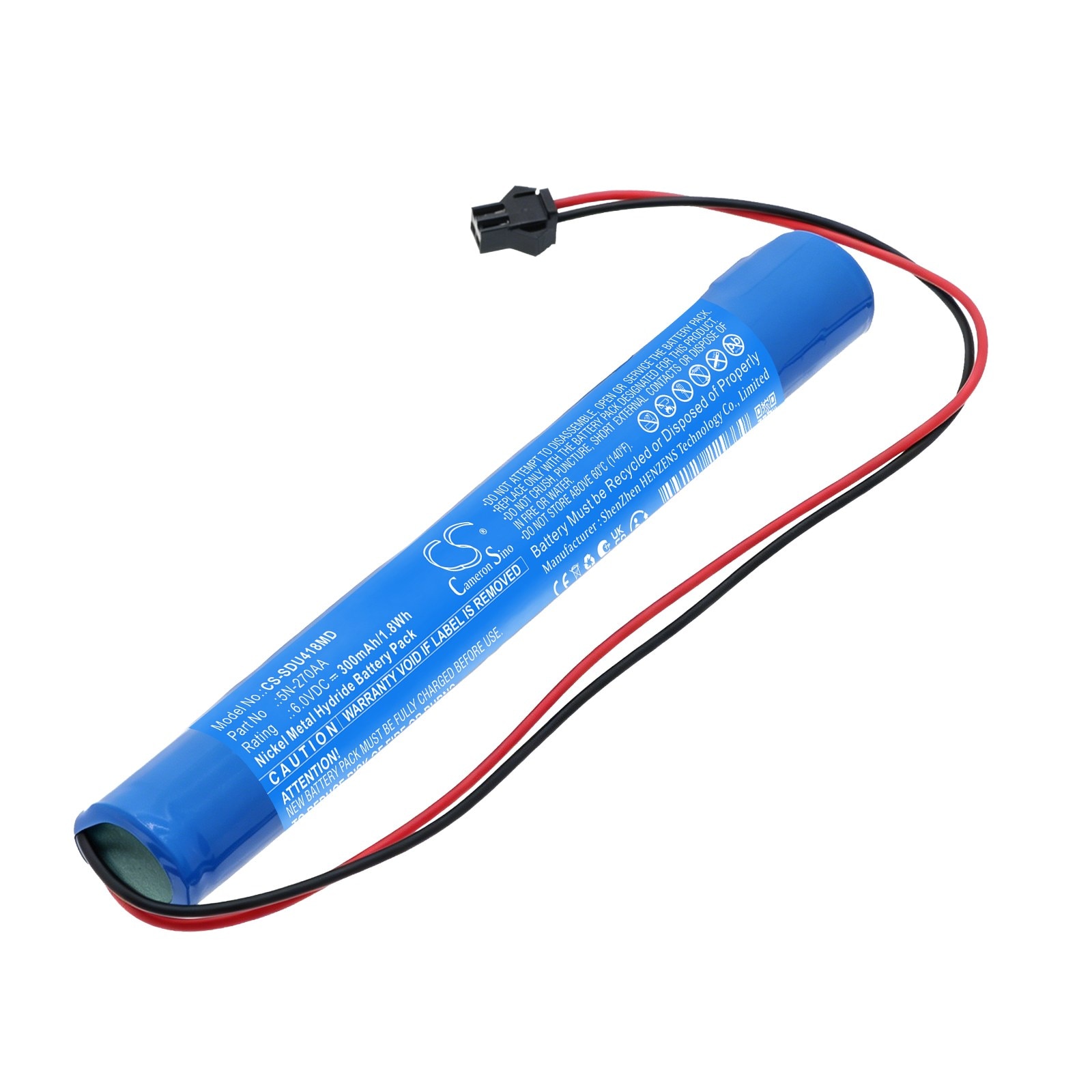 Batteri til medisinsk utstyr for Sanyo MDF-U4186F