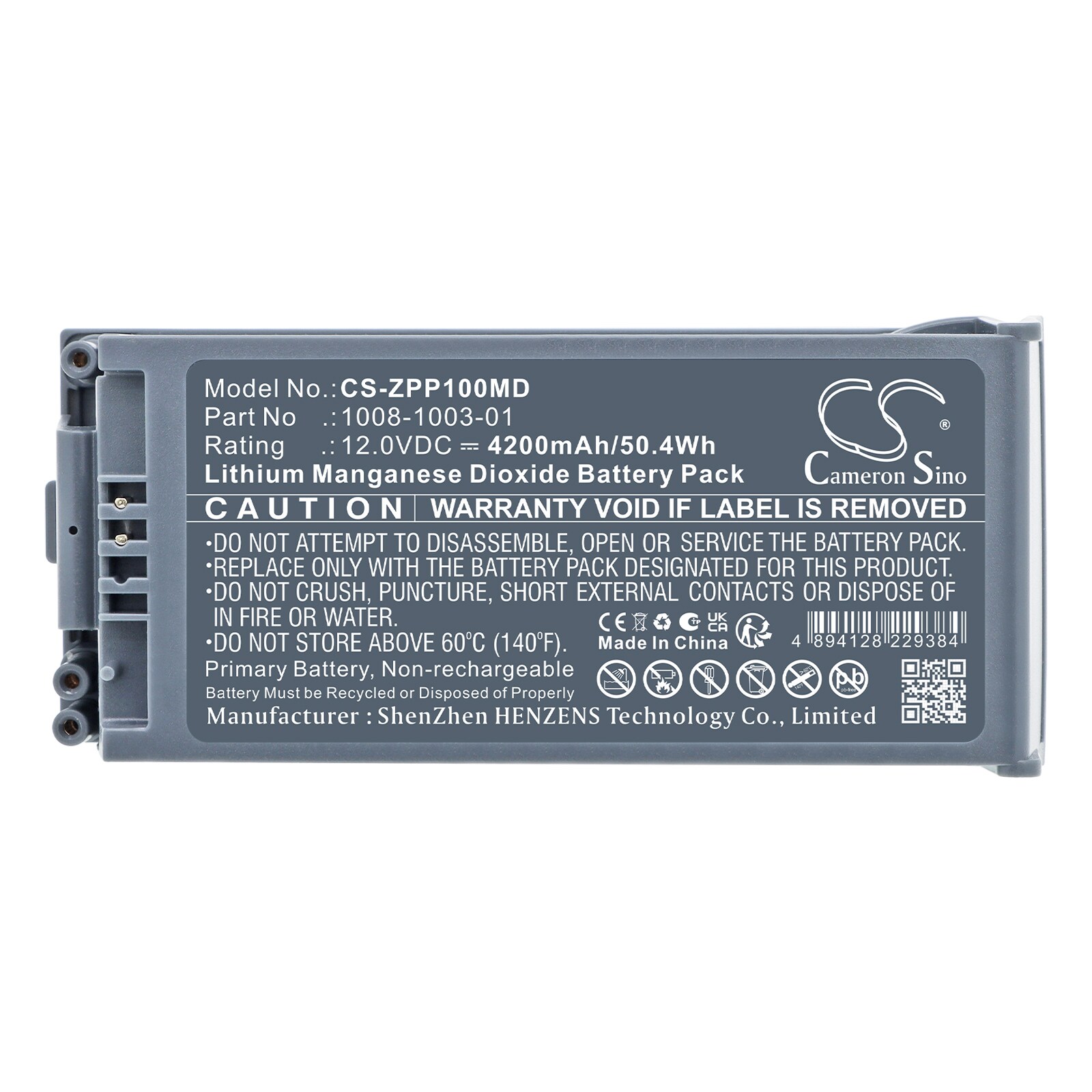 Batteri til Medisinsk for Zoll  4EGN3,  4EGN4,  4EGN5 m.fl.