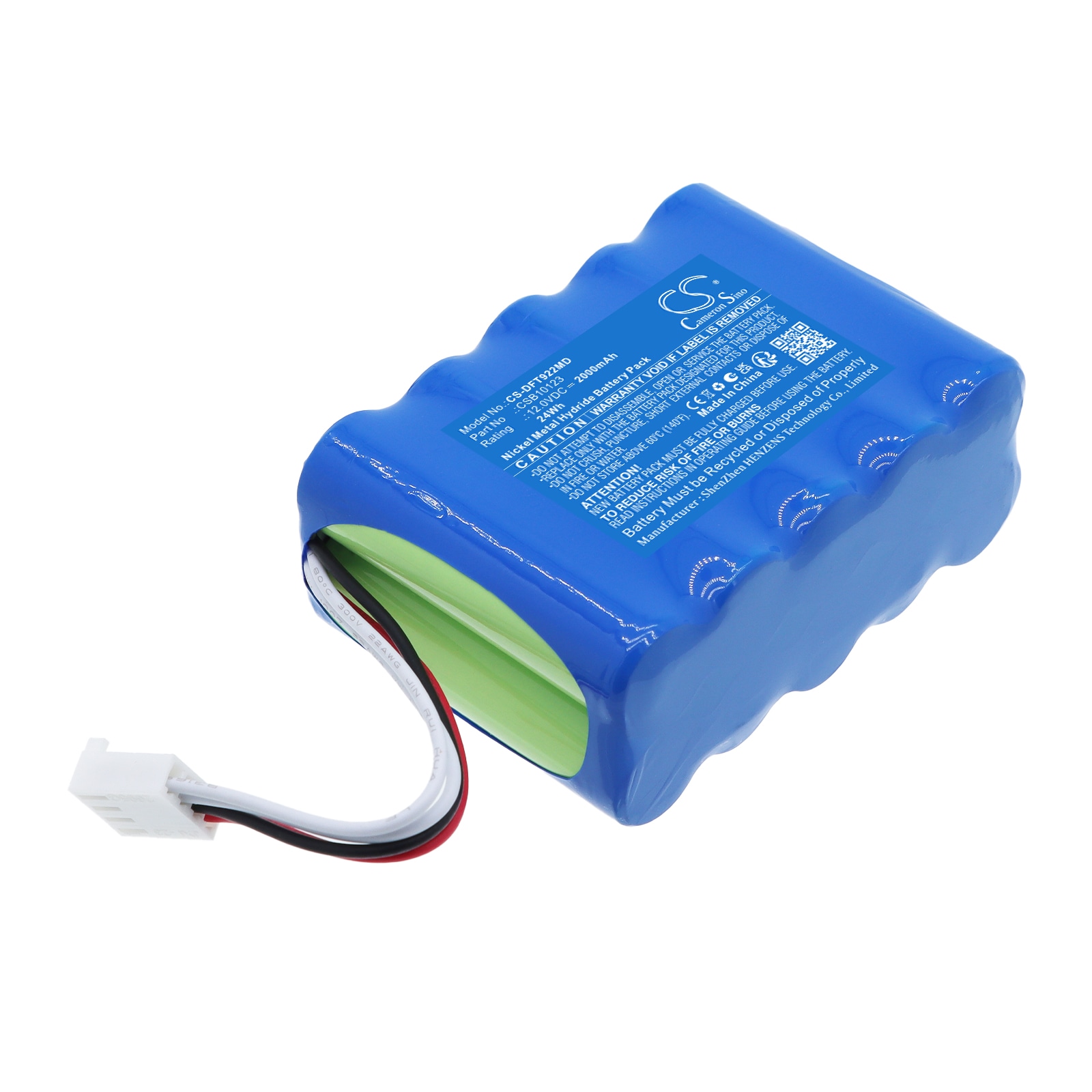 Batteri til medisinsk utstyr for Delfi 7-2200-007, 9-2200, PTSii bærbar turniké