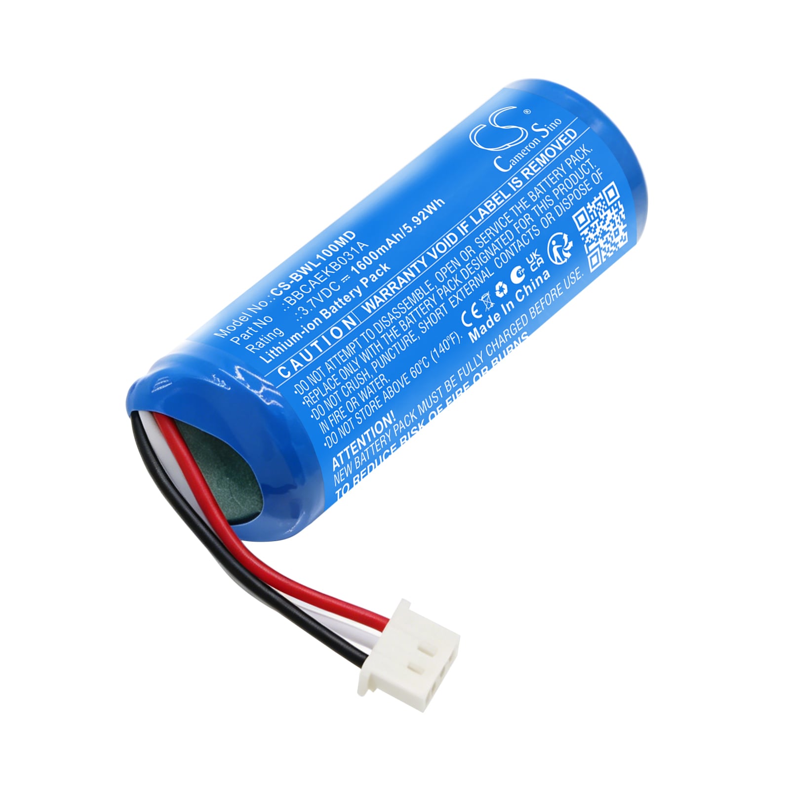 Batteri til medisinsk utstyr for B&L Beta, Beta Mini, SuperEndo-Β m.fl.