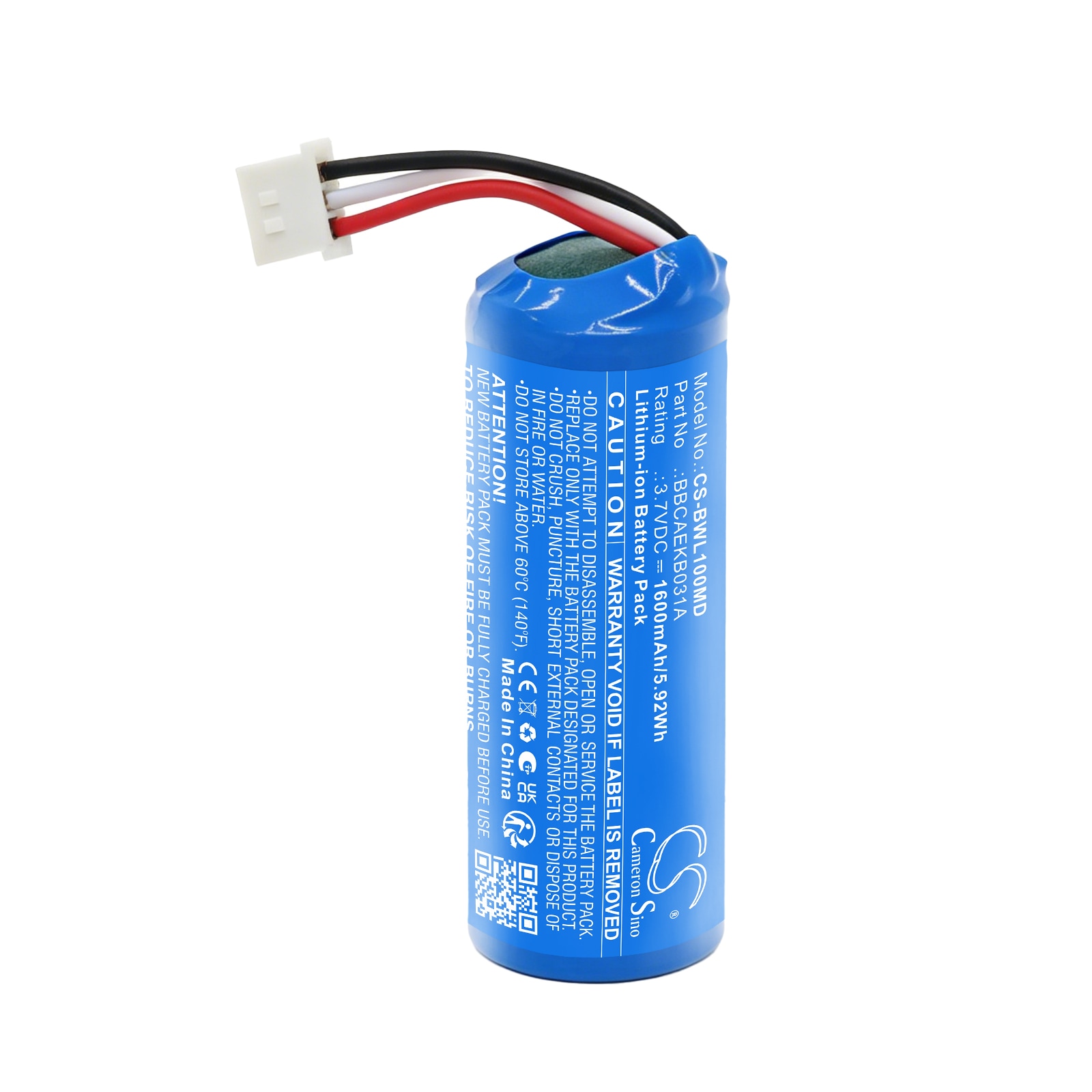 Batteri til medisinsk utstyr for B&L Beta, Beta Mini, SuperEndo-Β m.fl.