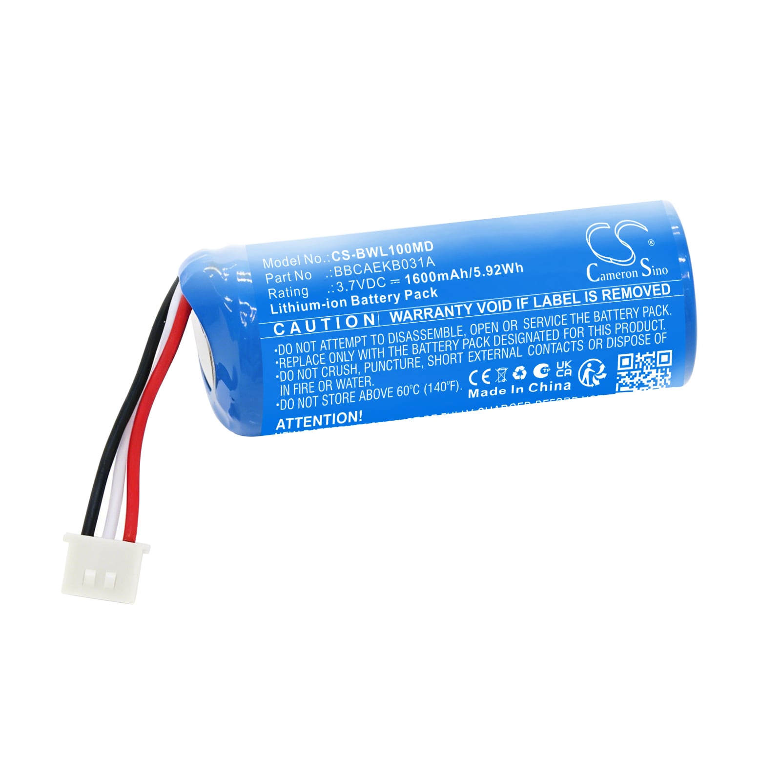 Batteri til medisinsk utstyr for B&L Beta, Beta Mini, SuperEndo-Β m.fl.