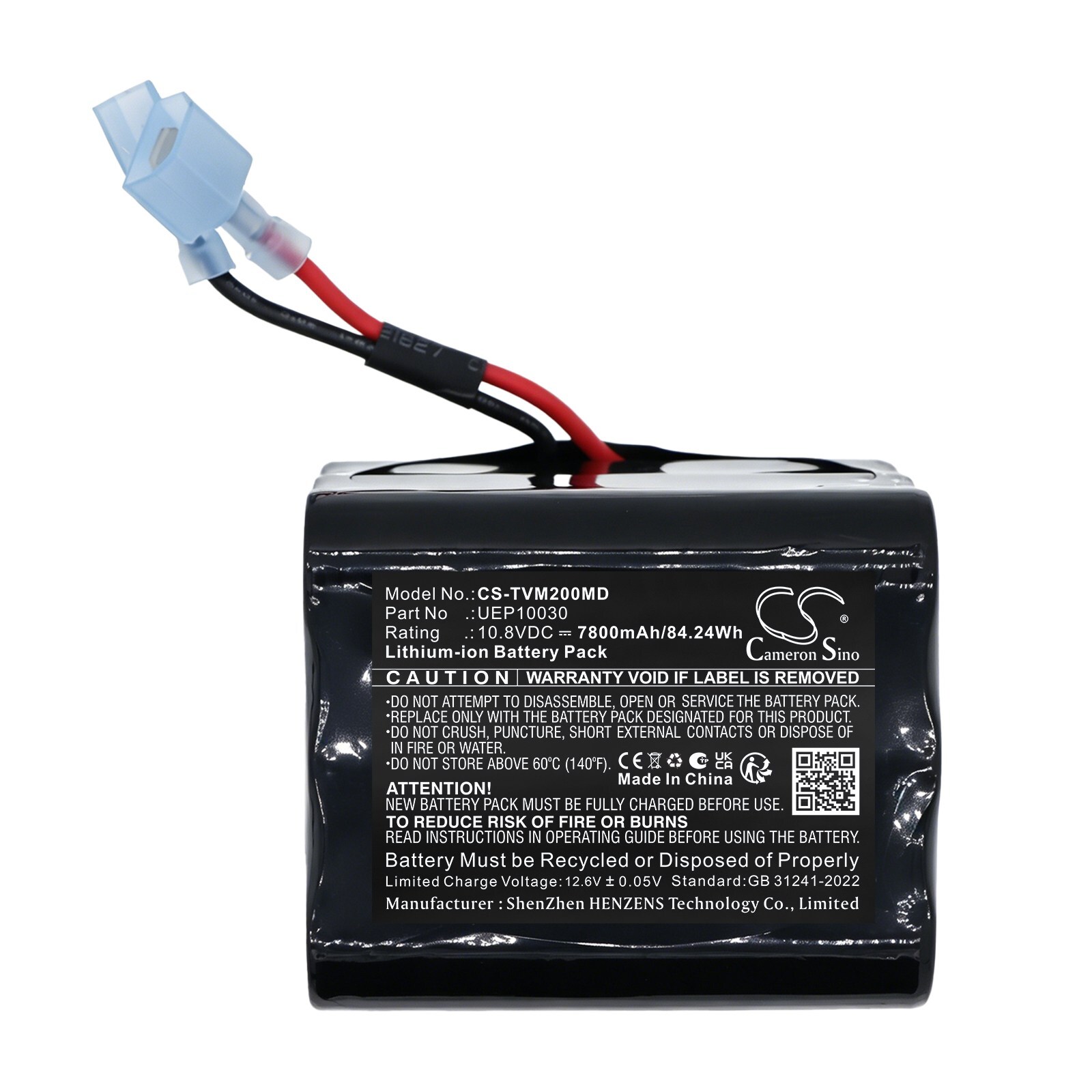 Batteri til medisinsk utstyr for Tecme Infinium Omni 2, Neumovent TS