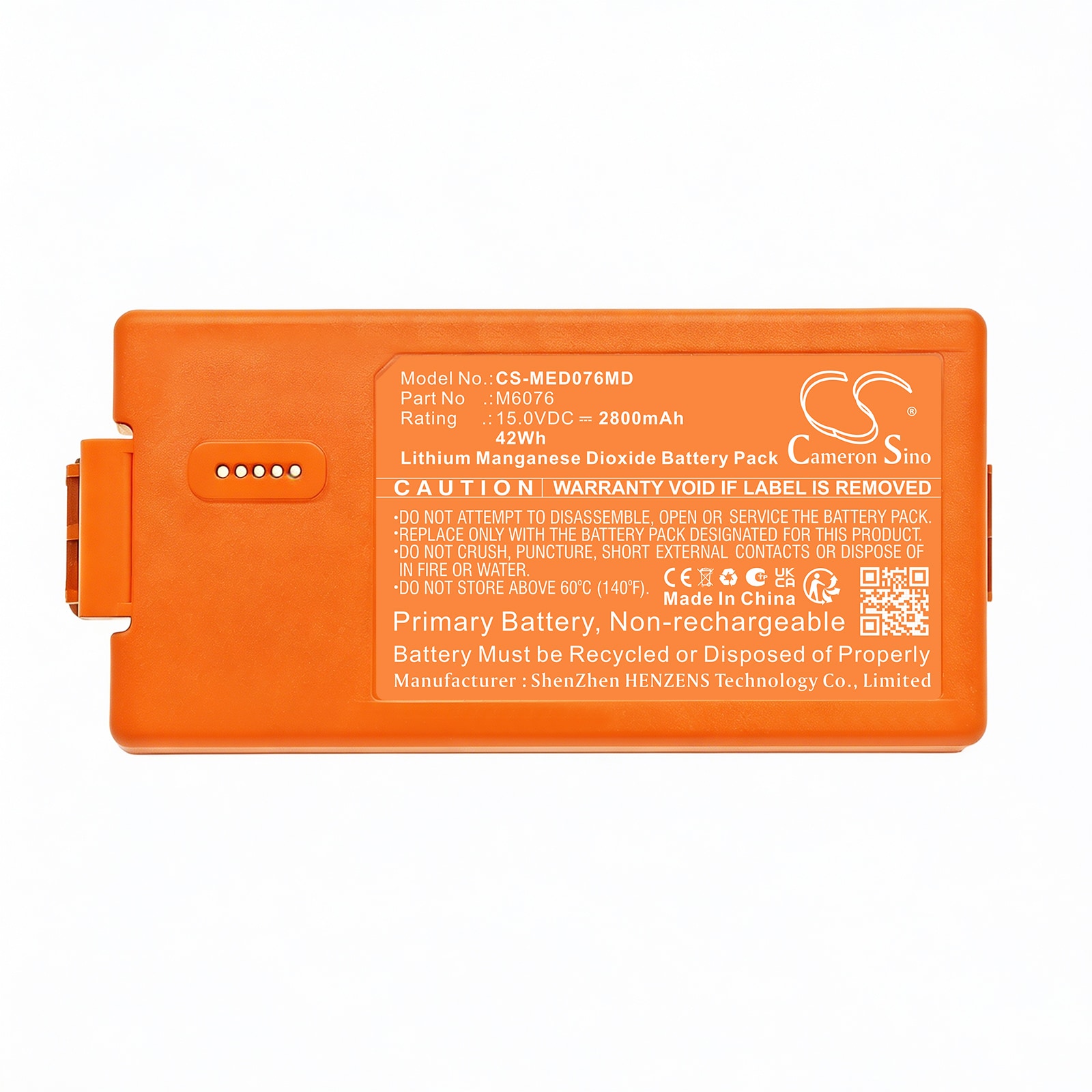 Batteri til Medisinsk for Medical Econet  ECO-AED Auto, ECO-AED Semi