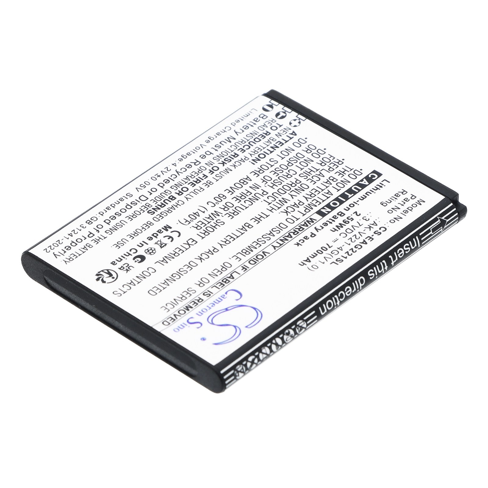 Batteri til mobiltelefon, smarttelefon for Emporia Active Glam 4G, V221-4G, Active Glam