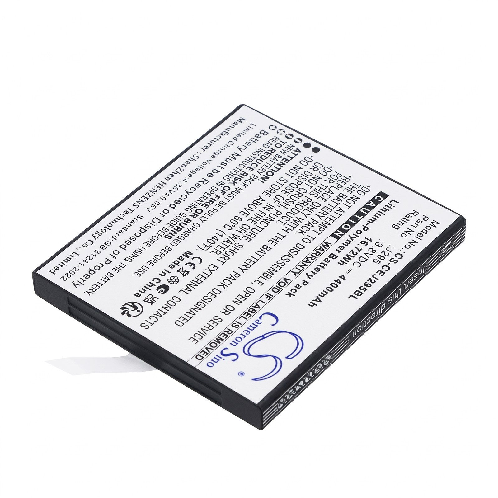 Batteri til strekkodeleser for Capture CA-MTAC-4300-MB