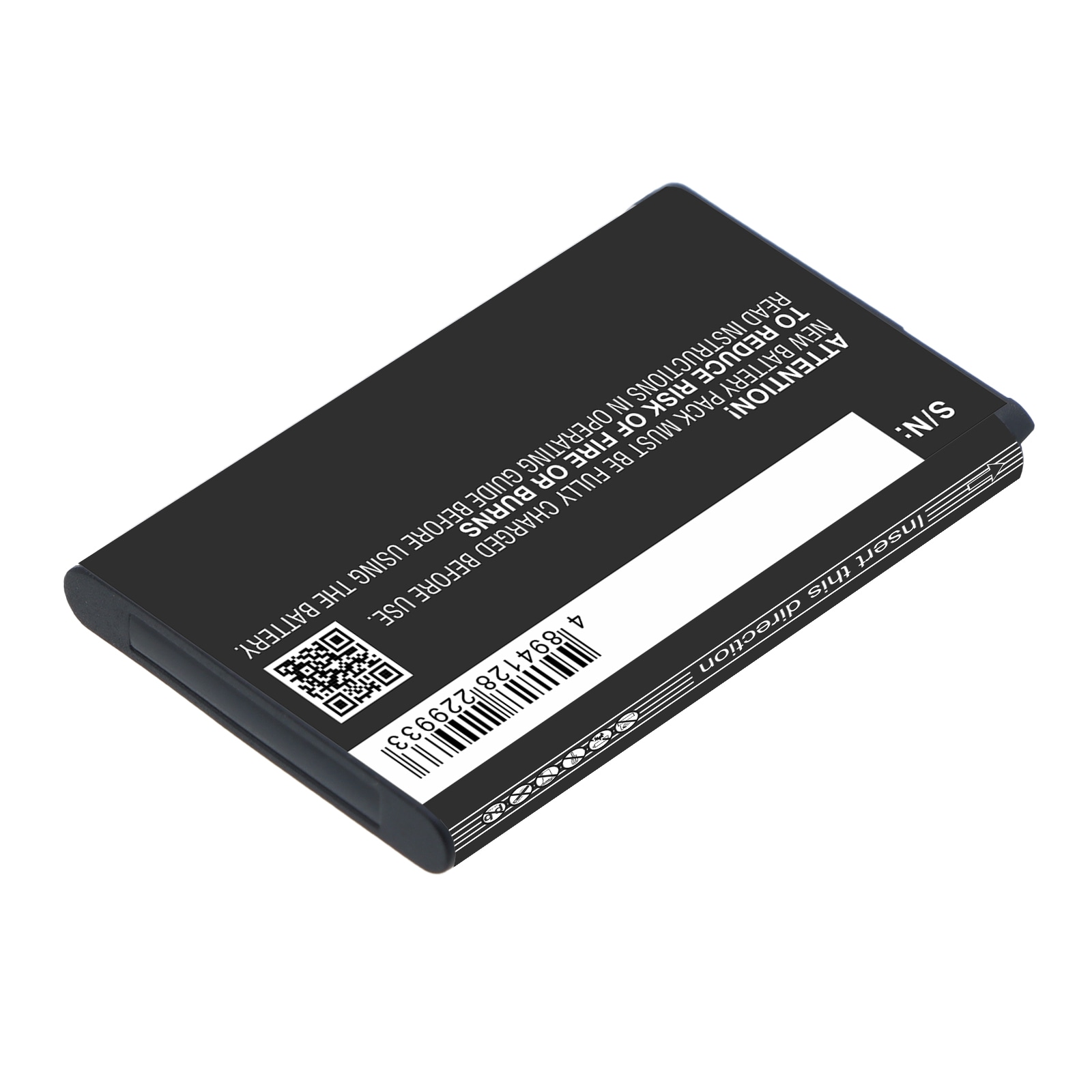 Batteri til mobiltelefon, smarttelefon for Nokia 105+ 2022, 105 Plus, TA-1428 m.fl.