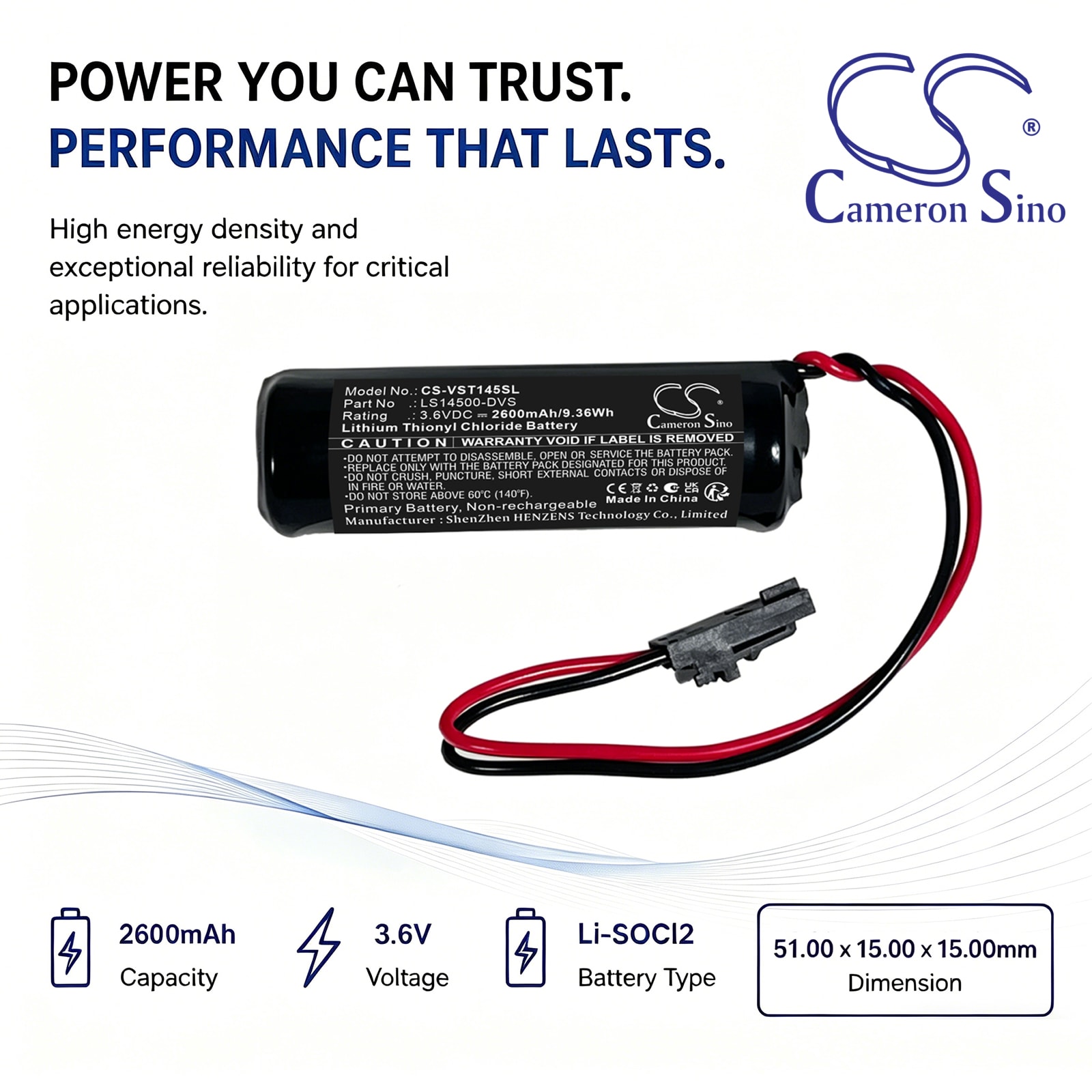 Batteri til PLC for Vision Servo DVSC-TT