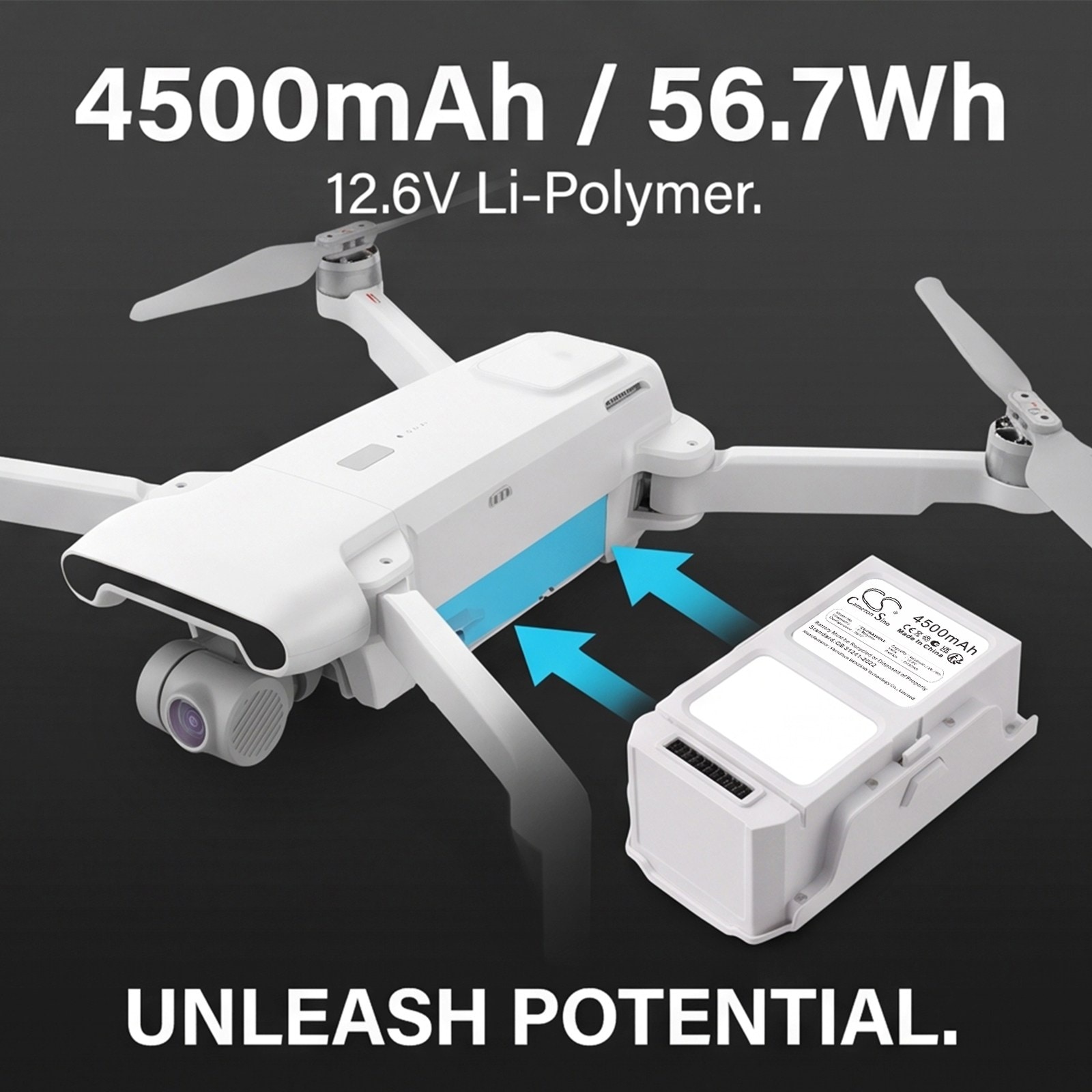 Batteri til FIMI-droner: FMWRJ03A6, X8 SE, X8 SE 2020