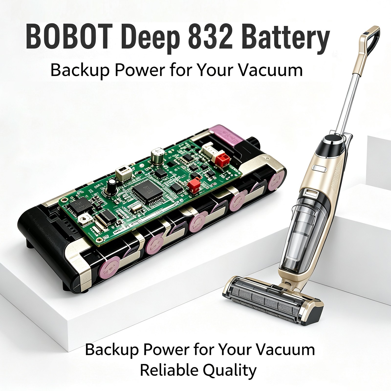 Batteri til støvsugeren BOBOT Deep 841, Deep 832