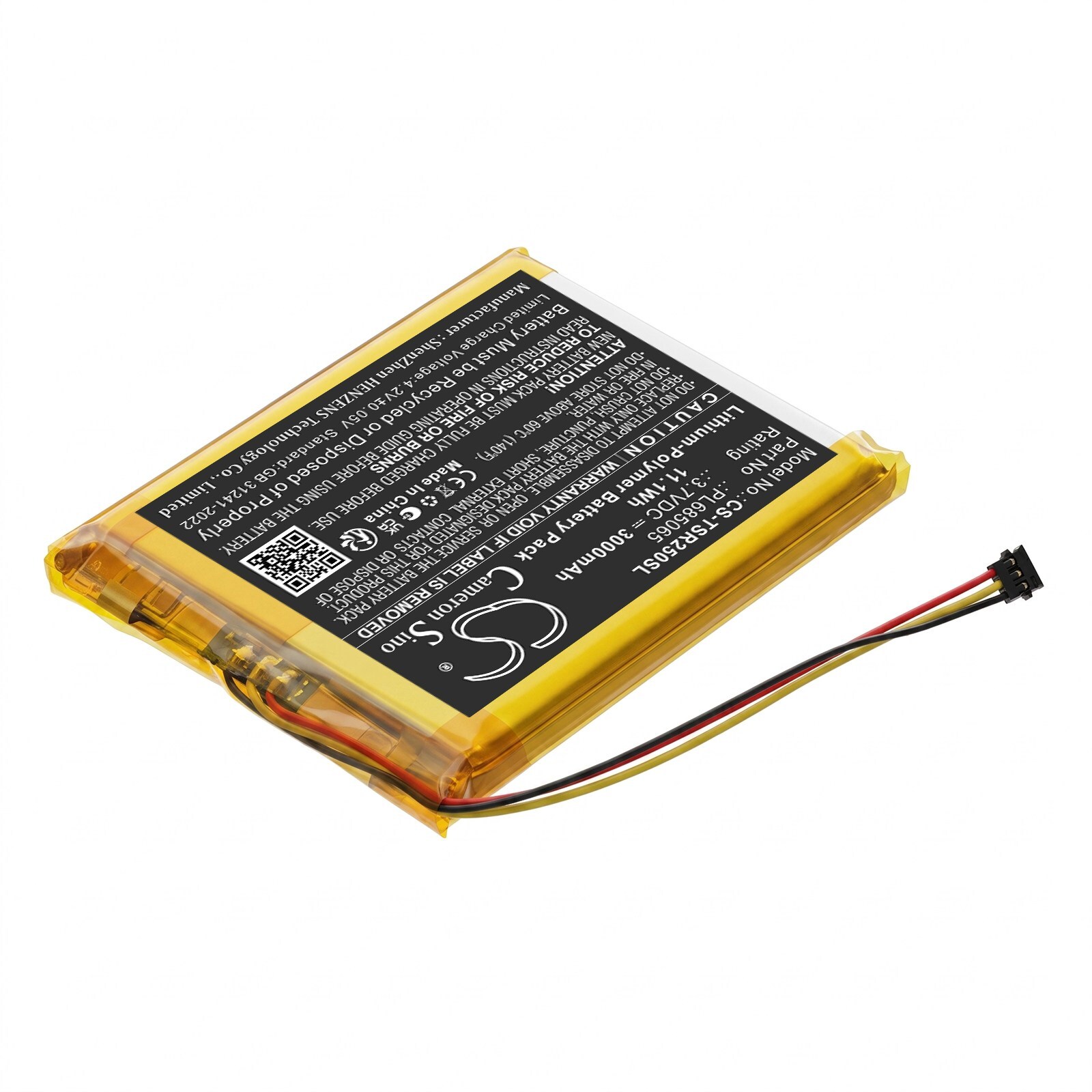 Batteri til mediespiller for Astell&Kern  PPS31,  SR15,  SR25 m.fl.