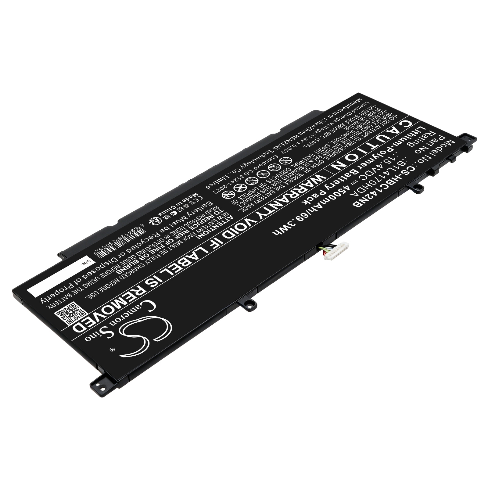 Batteri til bærbar PC, Notatbok for H3C Book Ultra 14T, Book Ultra 14T G2