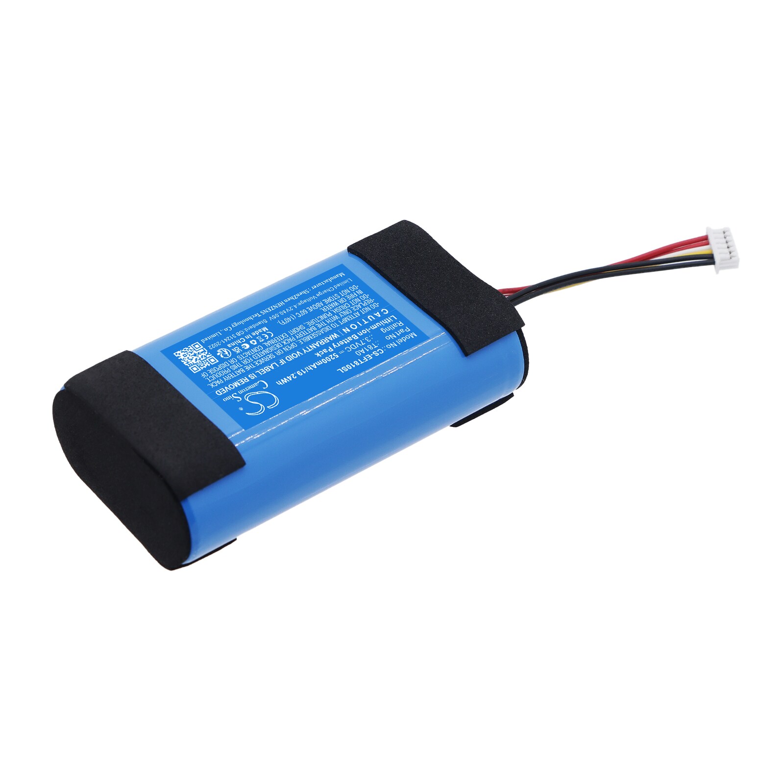 Batteri til hjemmets sikkerhetskamera for Eufy S120 Solar Wall Light Cam, T81A0