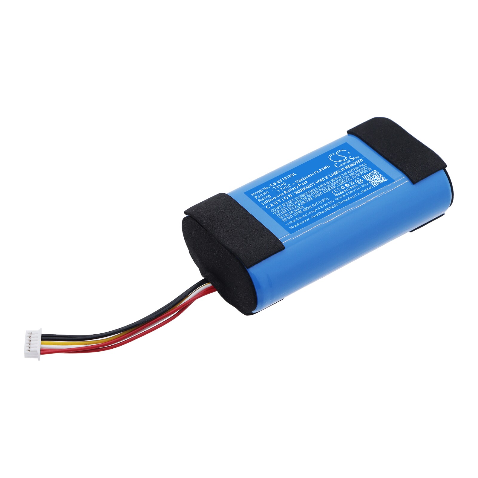 Batteri til hjemmets sikkerhetskamera for Eufy S120 Solar Wall Light Cam, T81A0