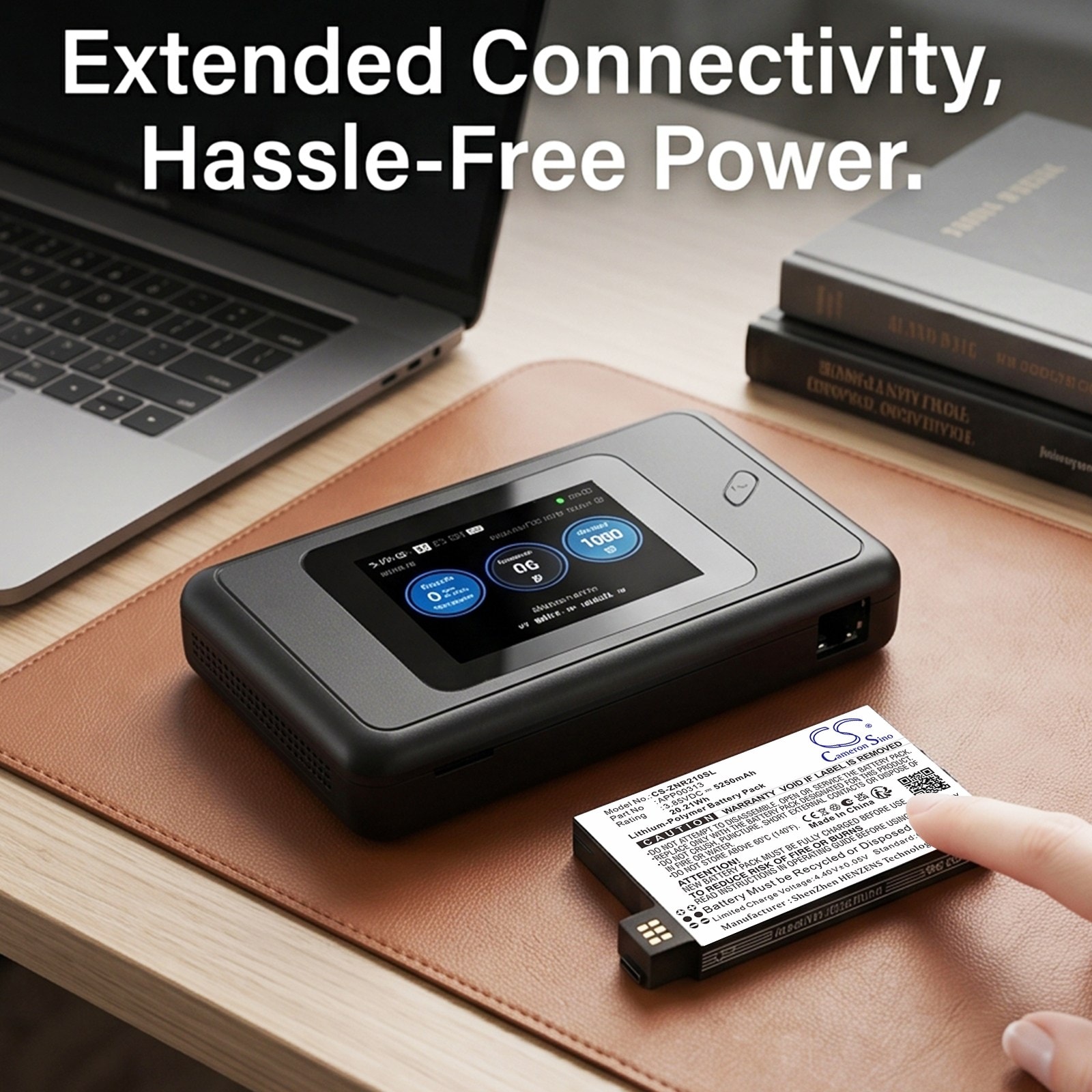 Batteri til Hotspot for Zyxel NR2101 5G MiFi