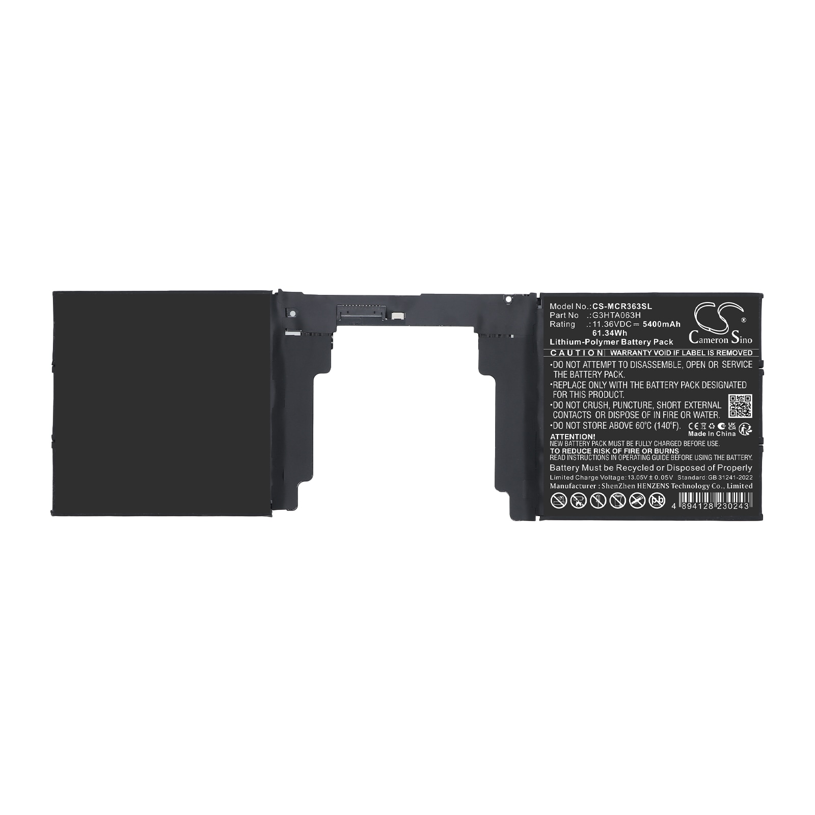 Batteri til bærbar PC, Microsoft Surface Book 3 15-tommers