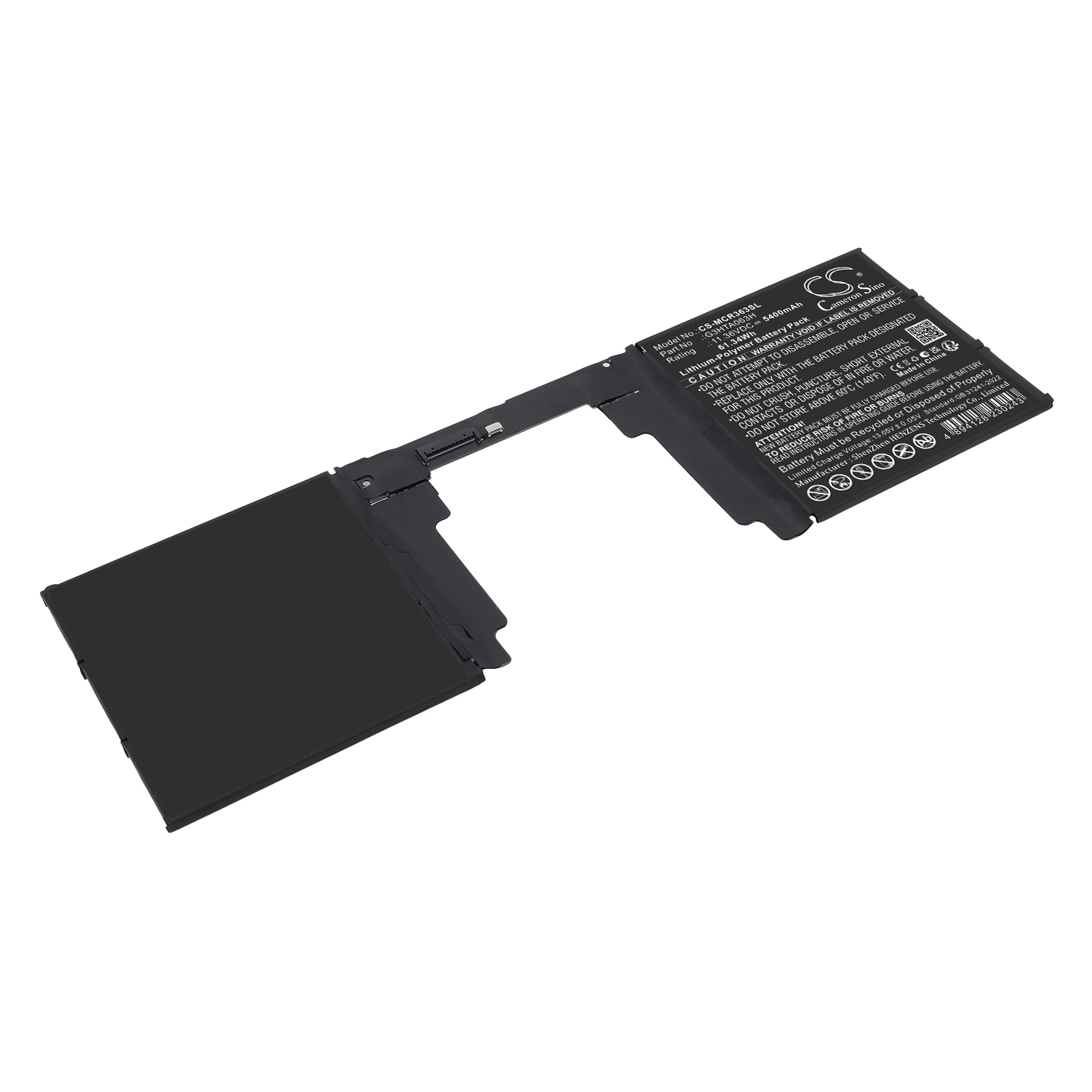 Batteri til bærbar PC, Microsoft Surface Book 3 15-tommers