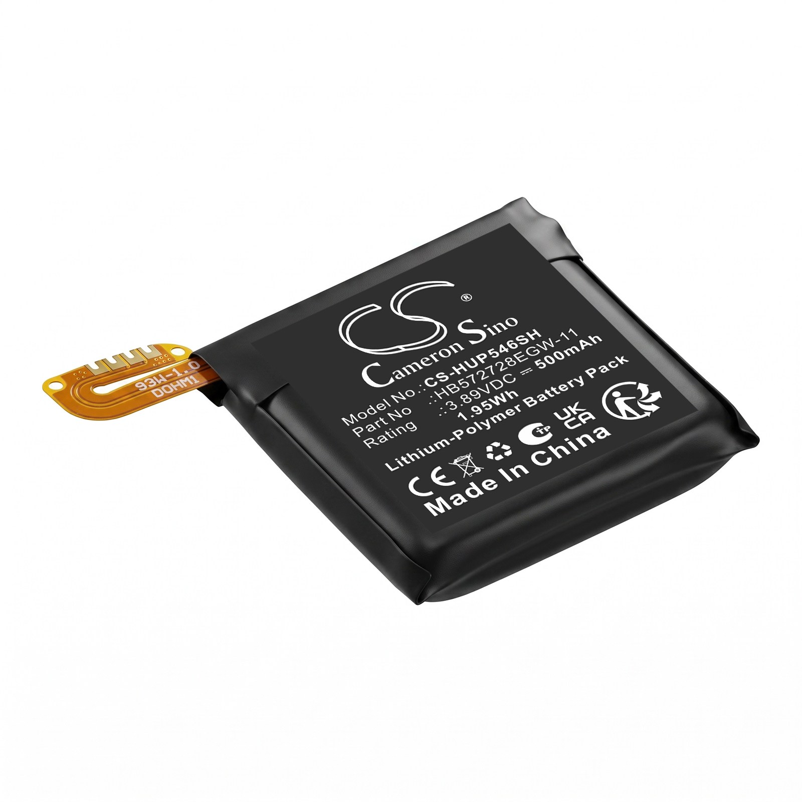 Batteri til Huawei-smartklokke VLI-B19, Watch GT5 46 mm