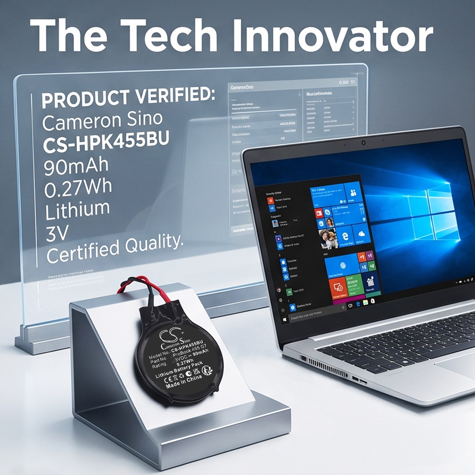 CMOS-batteri / Reservebatteri til HP Pavilion x360 14 Convertible