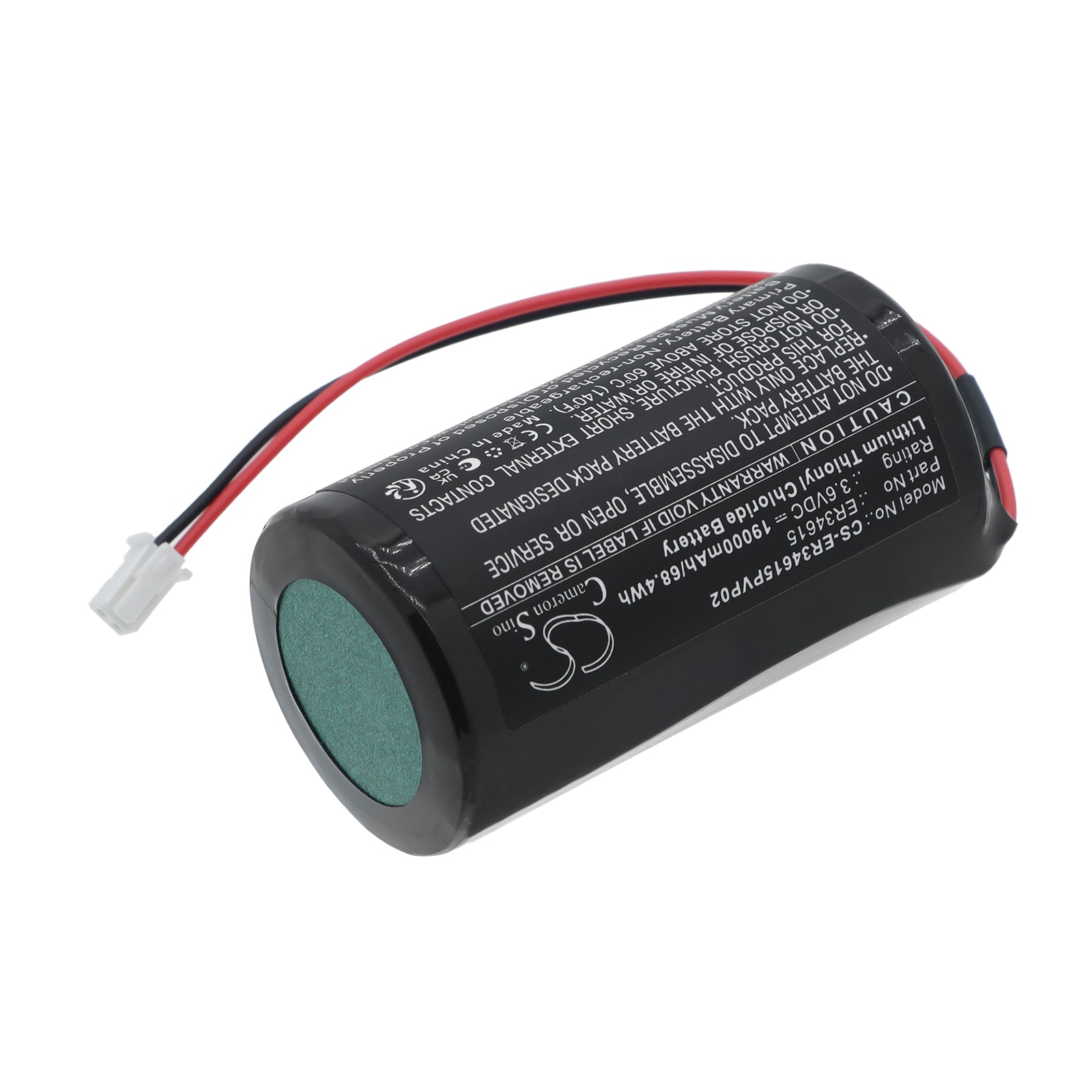 Batteri til ER34615 for ER34615 med JST/PAP-02V-S-kontakt