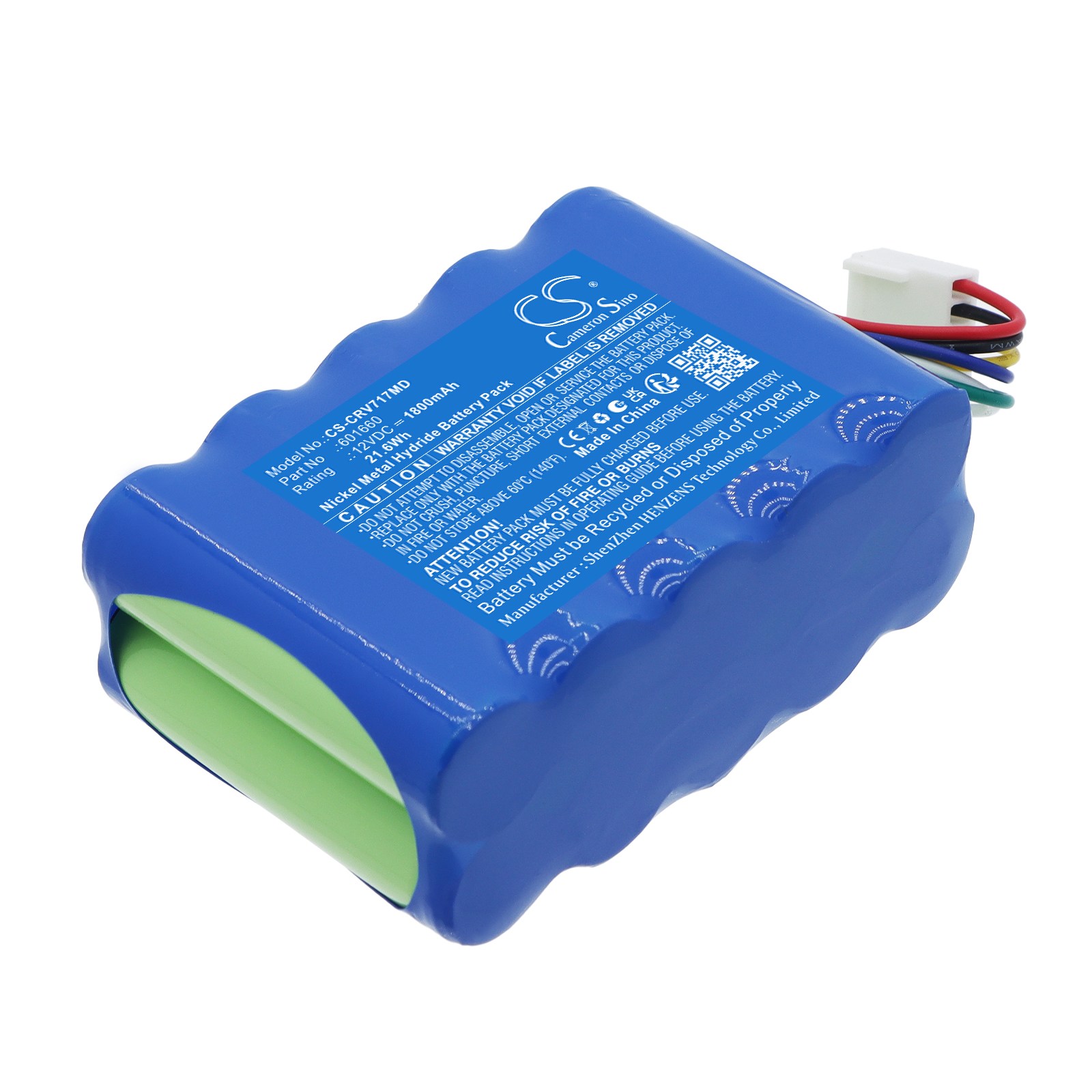 Batteri til medisinsk utstyr for Codan A616S InCare, Argus infusjonspumpe A717V