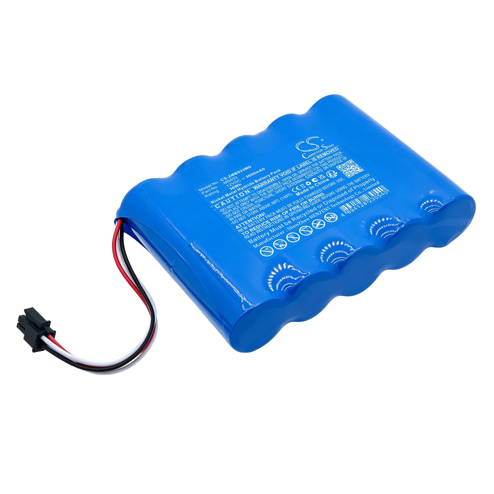 Batteri til medisinsk utstyr for Zeiner Medical Rescue Vacuum Pump