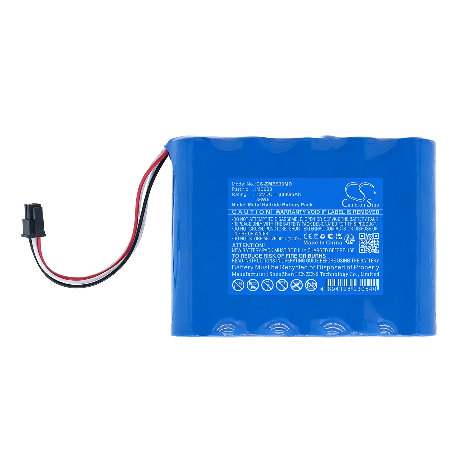Batteri til medisinsk utstyr for Zeiner Medical Rescue Vacuum Pump