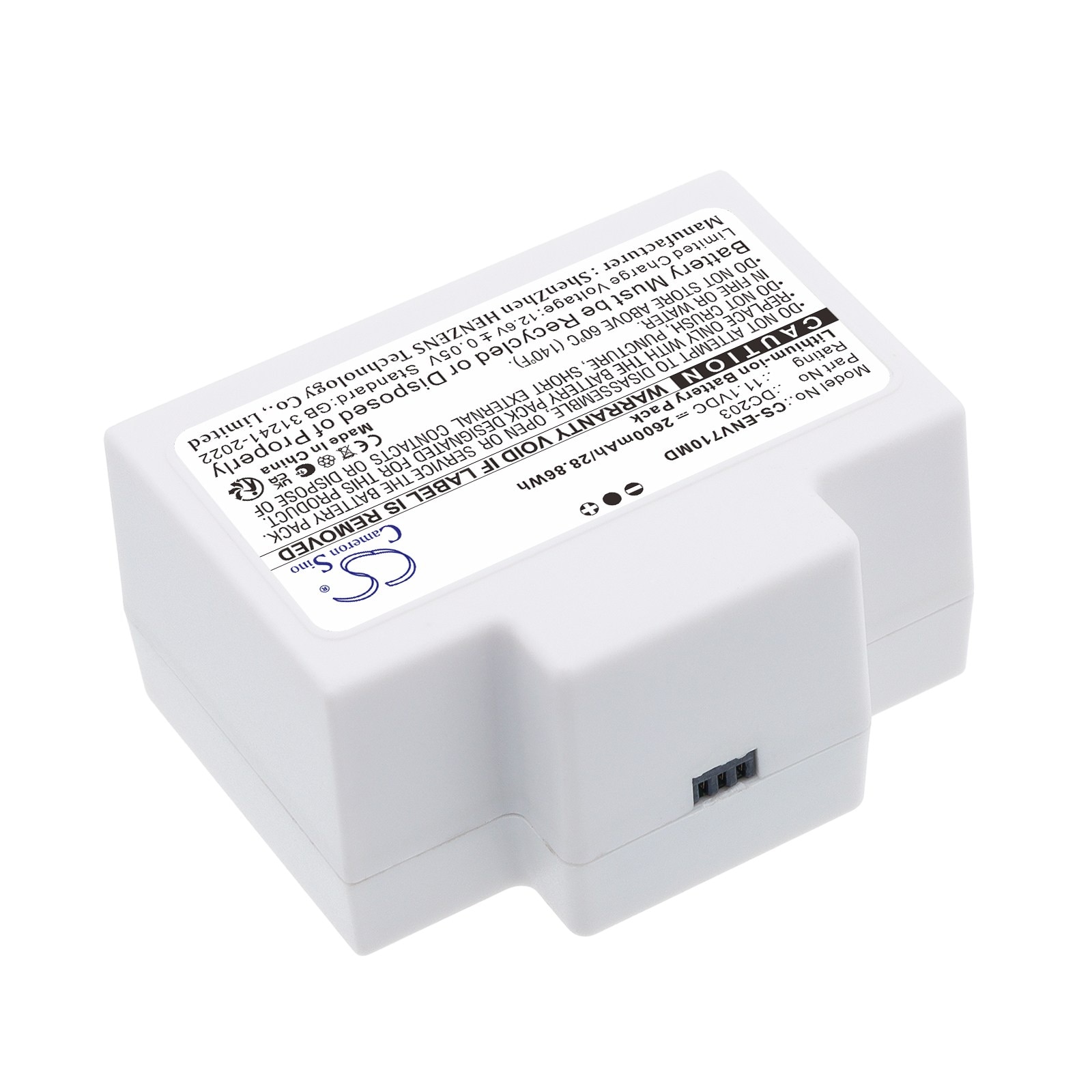 Batteri til medisinsk utstyr for ENMIND EN-V7
